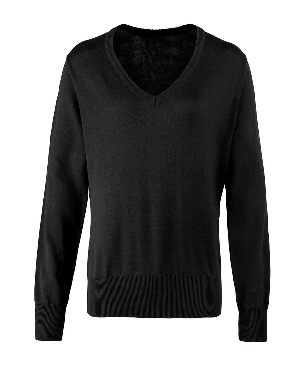 Women's V-Neck Knitted Sweater