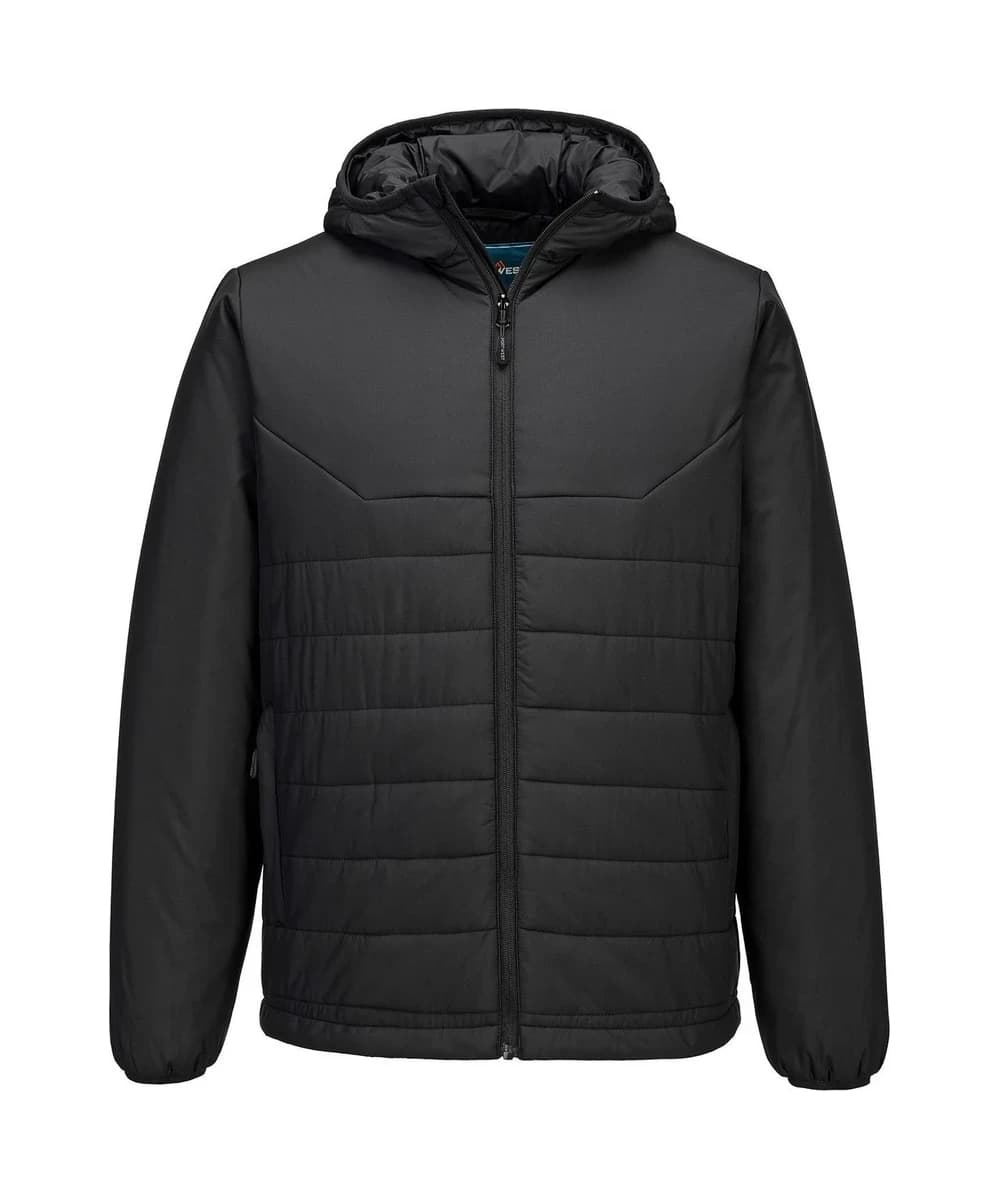 Professional Hooded Insulated Baffle Jacket