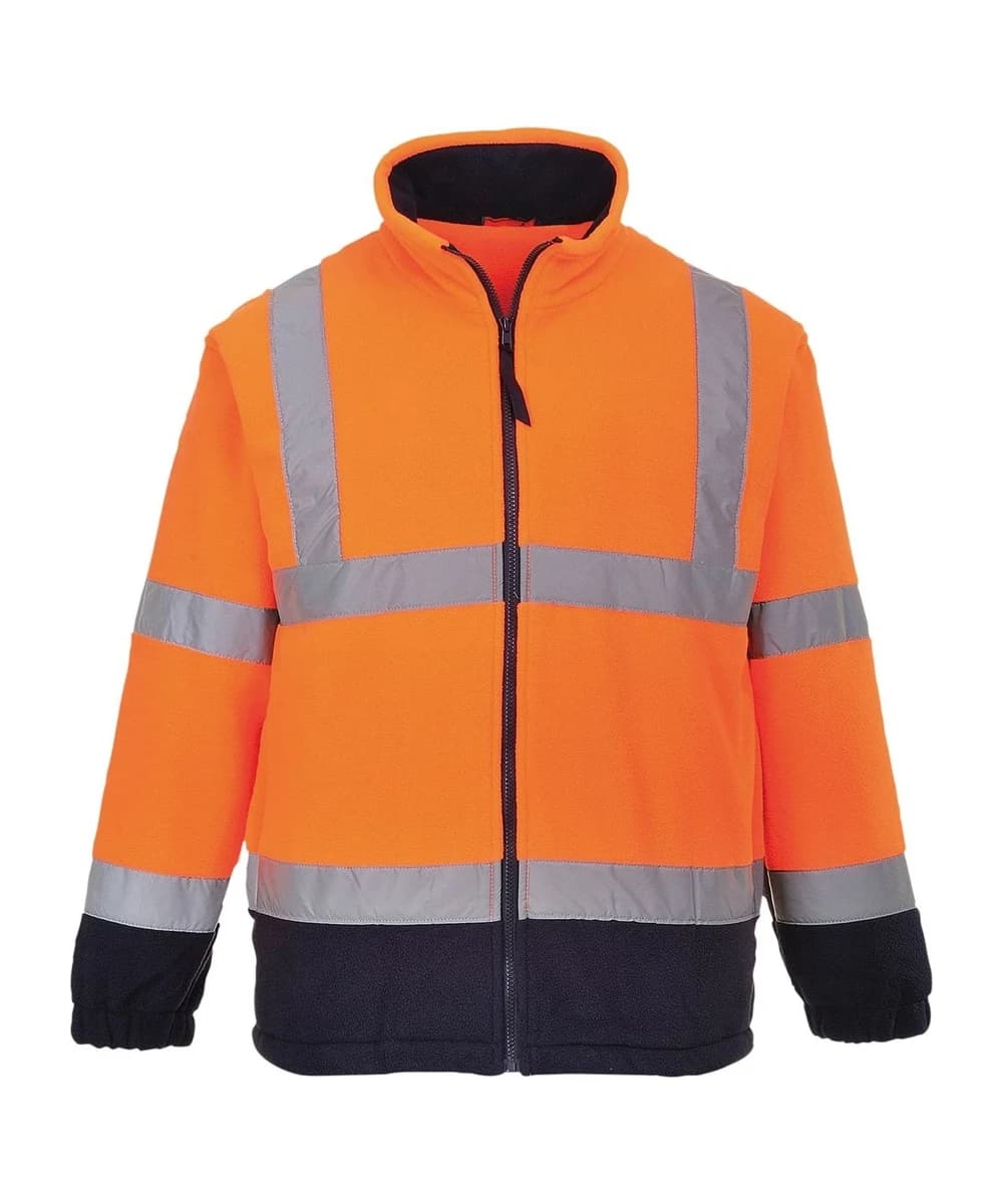Hi-Vis Mesh-Lined Fleece