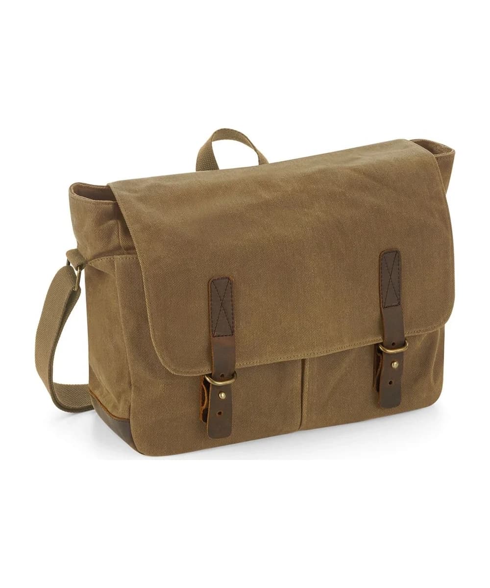 Heritage Waxed Canvas Messenger
