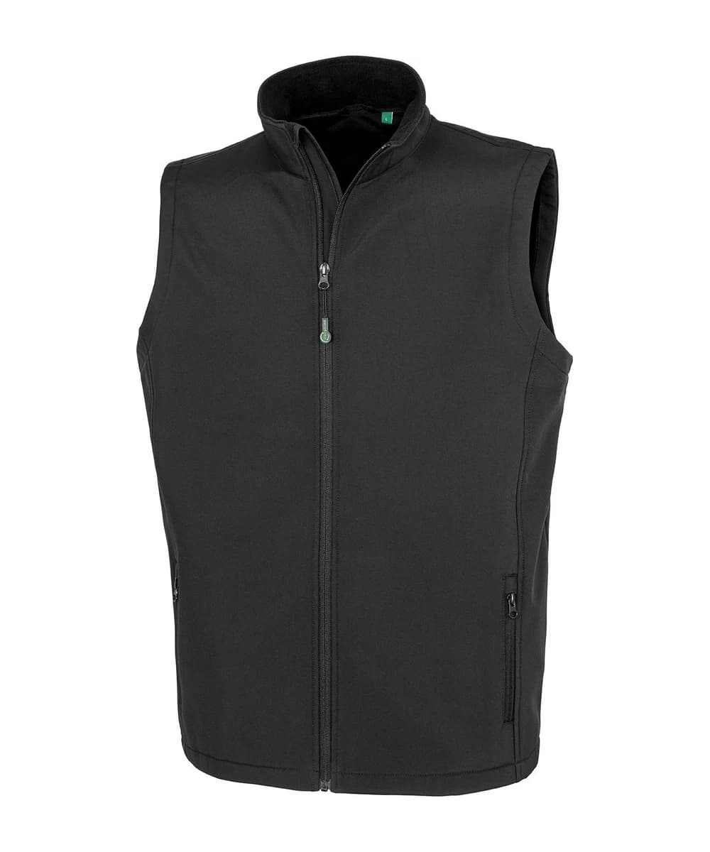 Men's Recycled 2-Layer Printable Softshell Bodywarmer