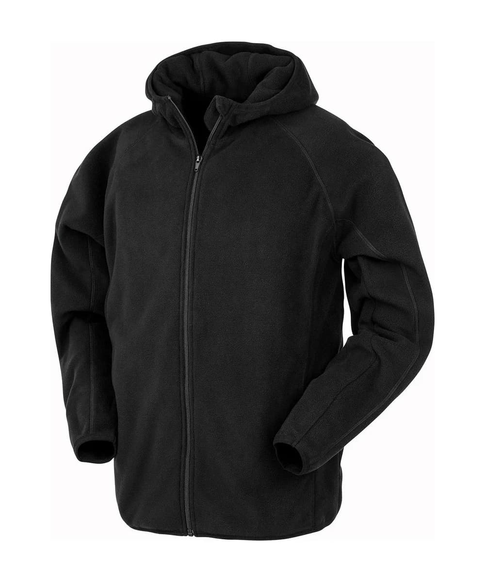 Recycled Hooded Microfleece Jacket