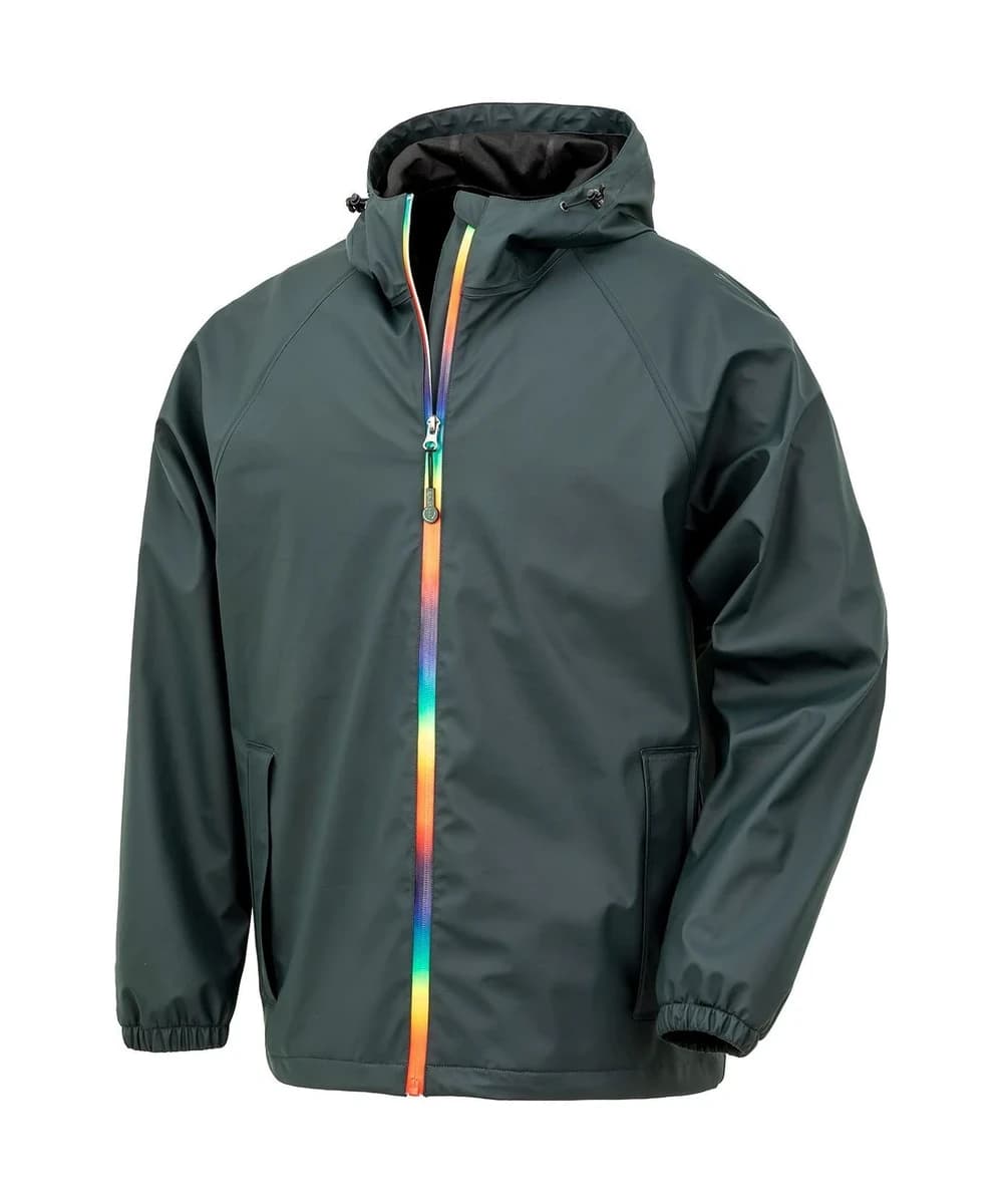 Prism Pu Waterproof Jacket With Recycled Backing