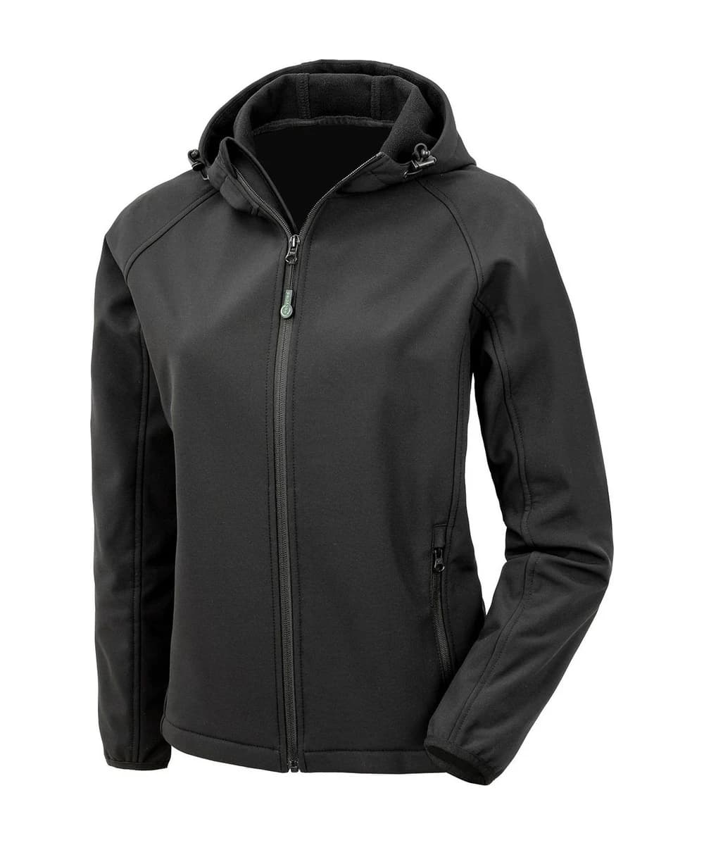 Women’s Recycled 3-Layer Printable Hooded Softshell