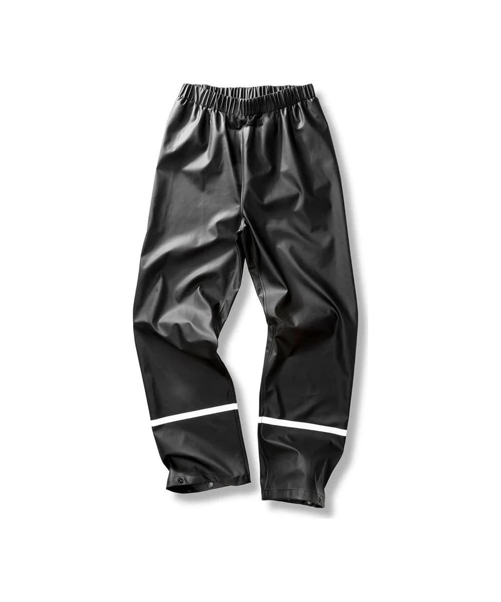 Prism Pu Waterproof Trousers With Reflective Bands And Recycled Backing