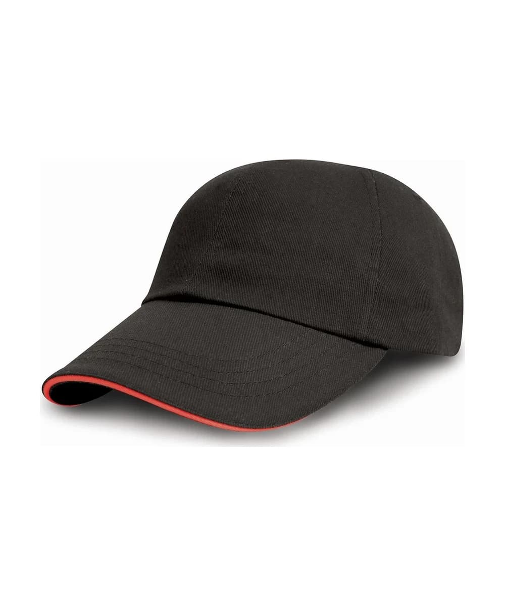 Brushed Coton Printers/Embroiderers Cap With Sandwich Peak