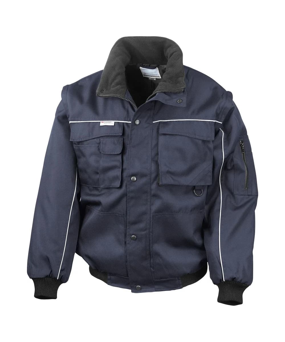 Work-Guard Zip Sleeve Heavy-Duty Pilot Jacket