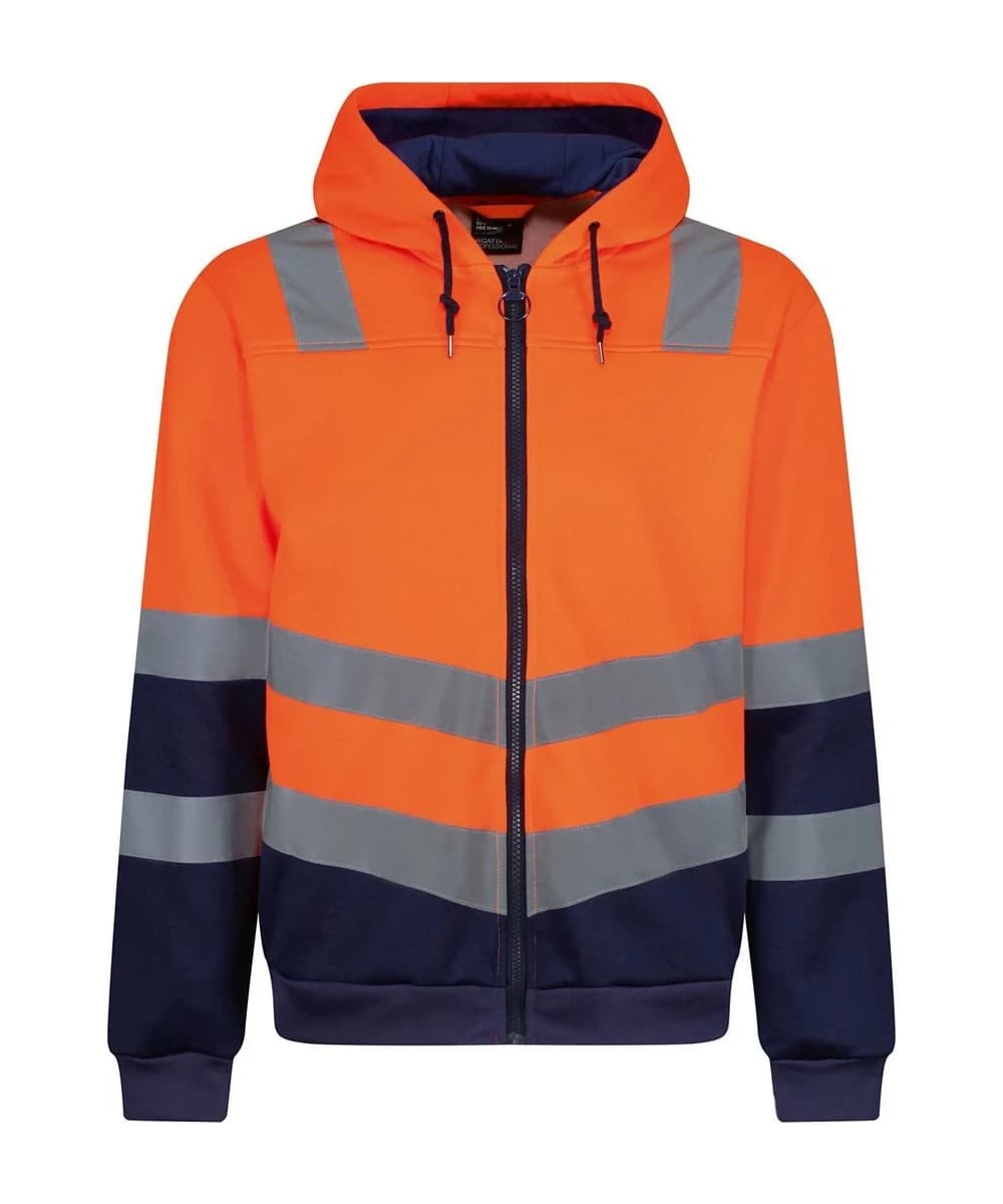 Pro Hi-Vis Full Zip Hoodie