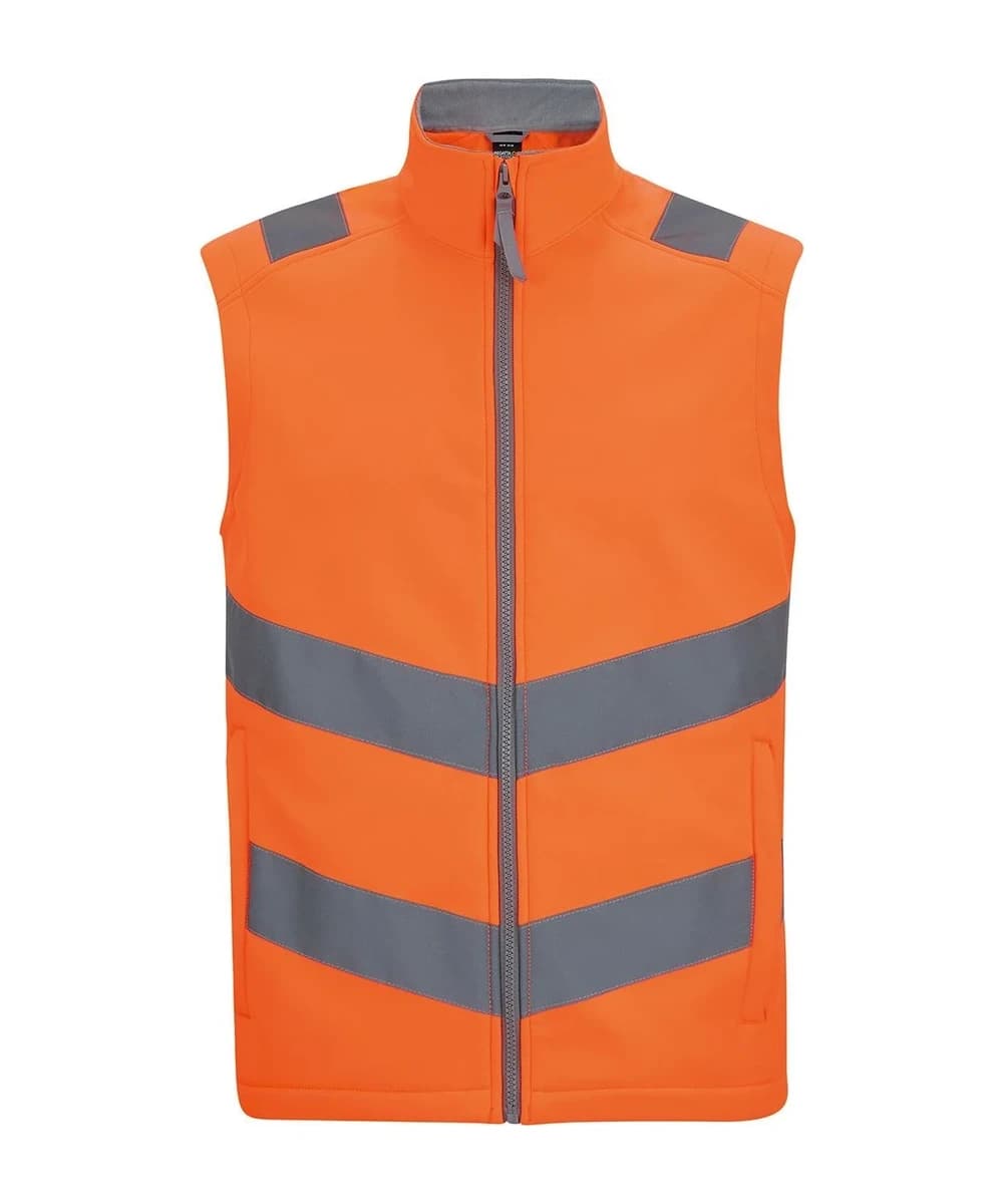 Hi-Vis Pro Contract Ablaze Softshell Bodywarmer