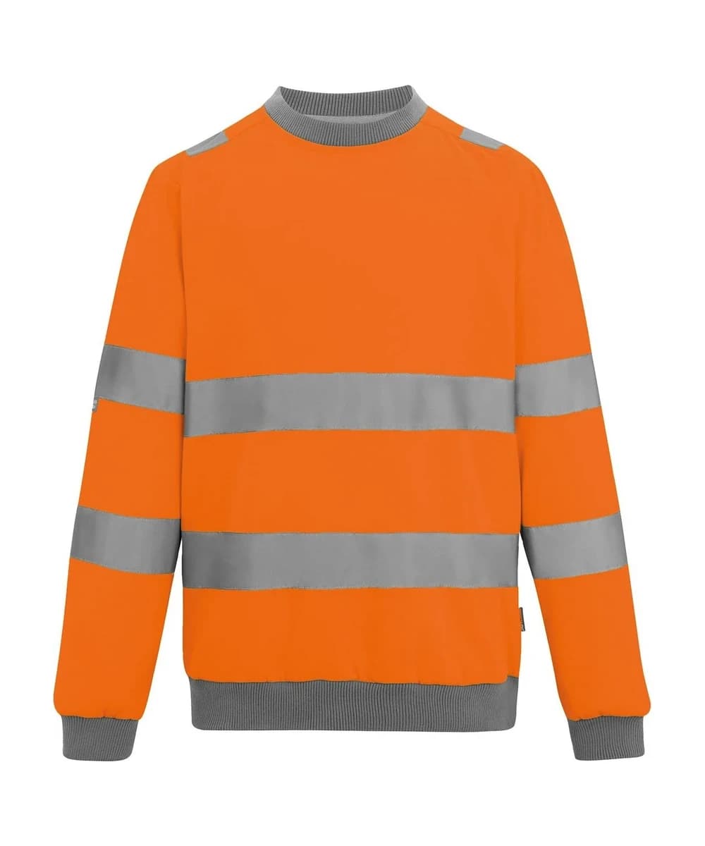 Hi-Vis Pro Contrast Crew Neck Sweatshirt