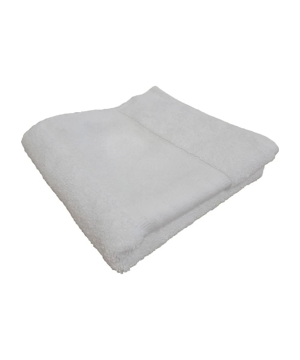 Organic Bath Towel With Printable Border