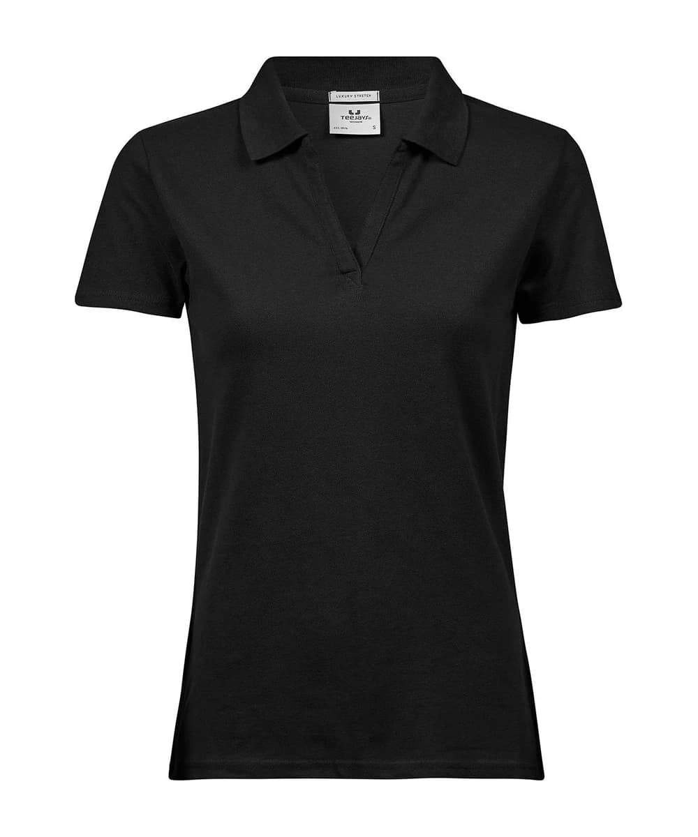 Women’s Luxury Stretch V-Neck Polo