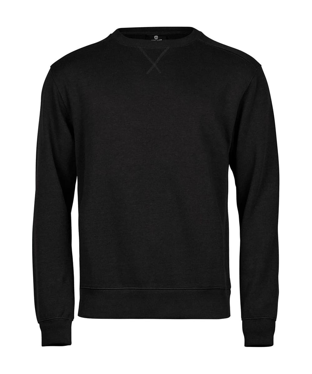Ribbed Interlock Crew Neck