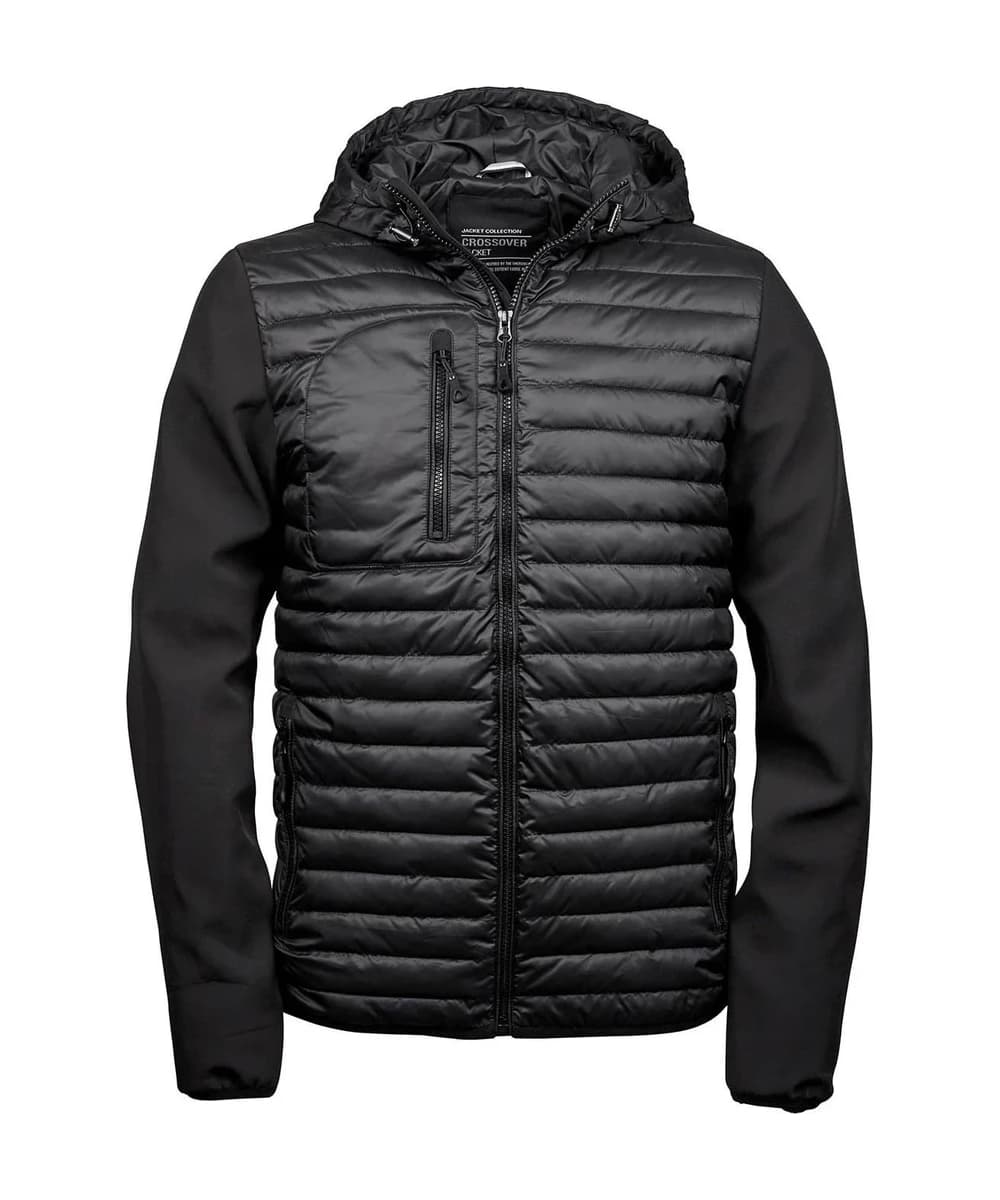 Hooded Crossover Jacket