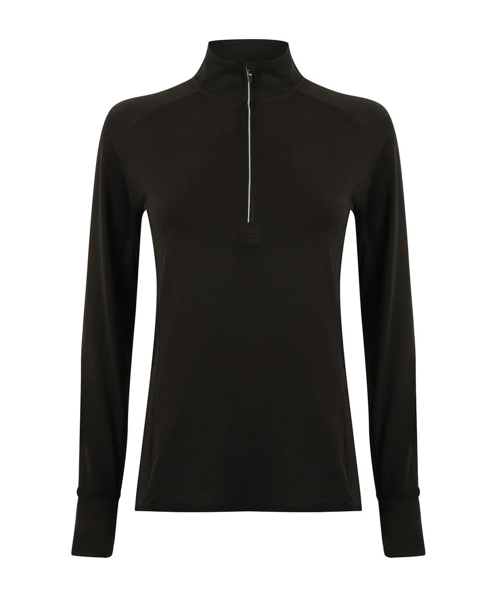 Women's Long-Sleeved ¼ Zip Top
