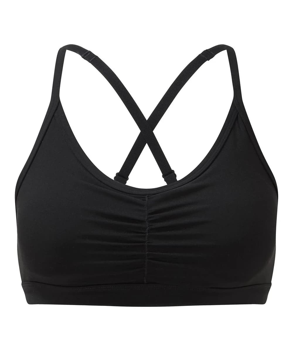 Women's Tridri Ruched Sports Bra (medium Impact)