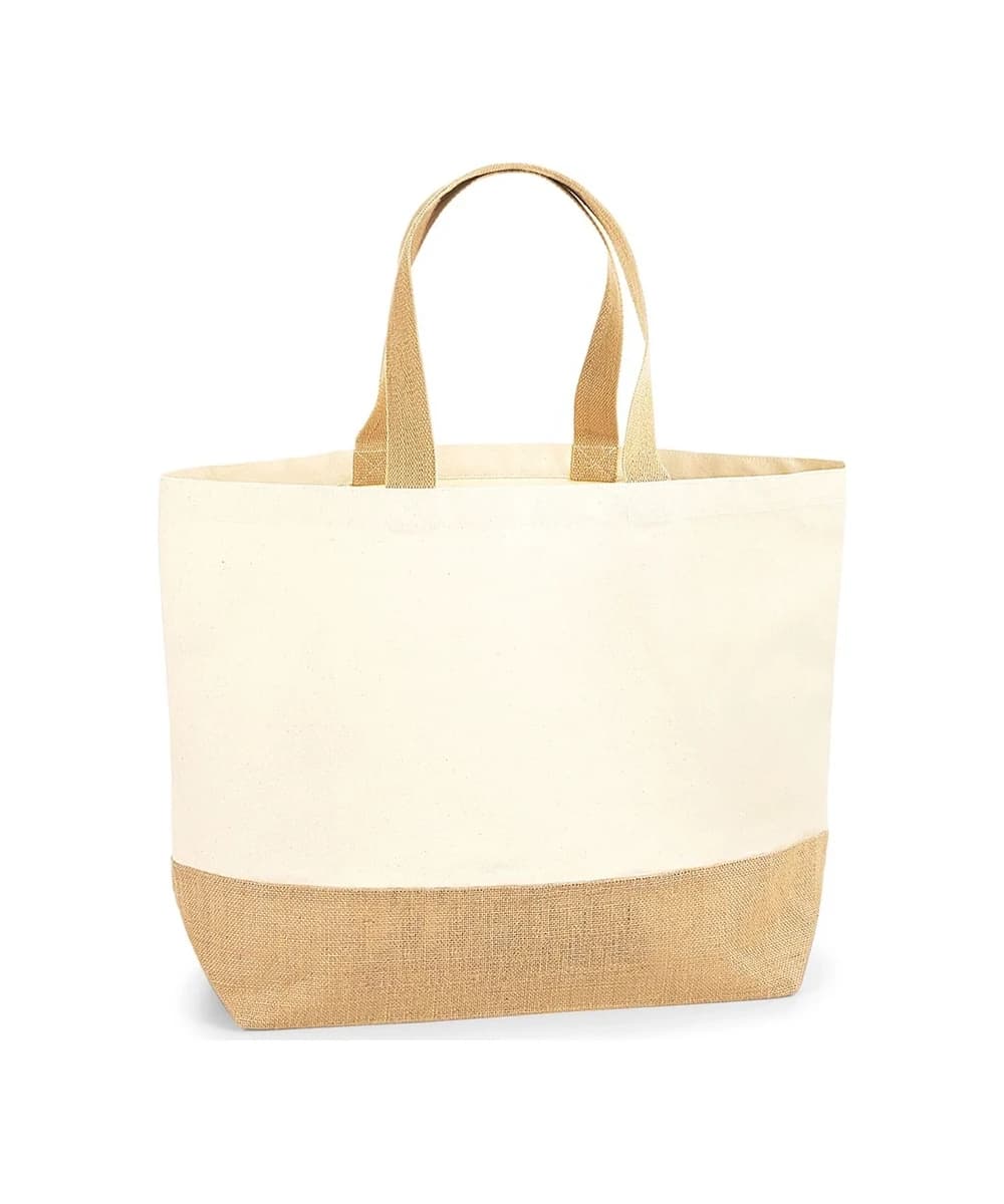 Jute Base Canvas Tote XL