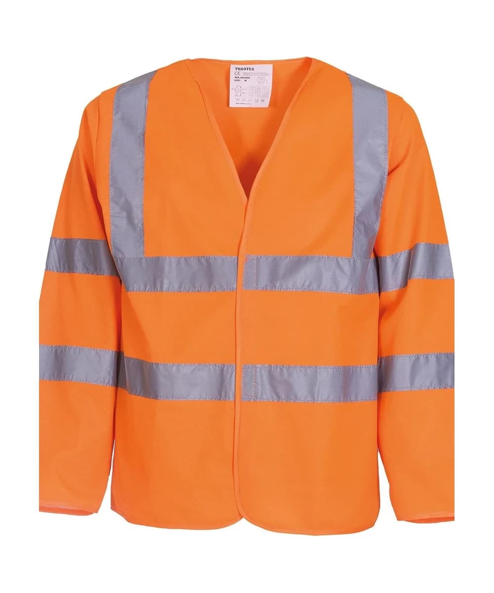 Hi-Vis Long Sleeve Waistcoat