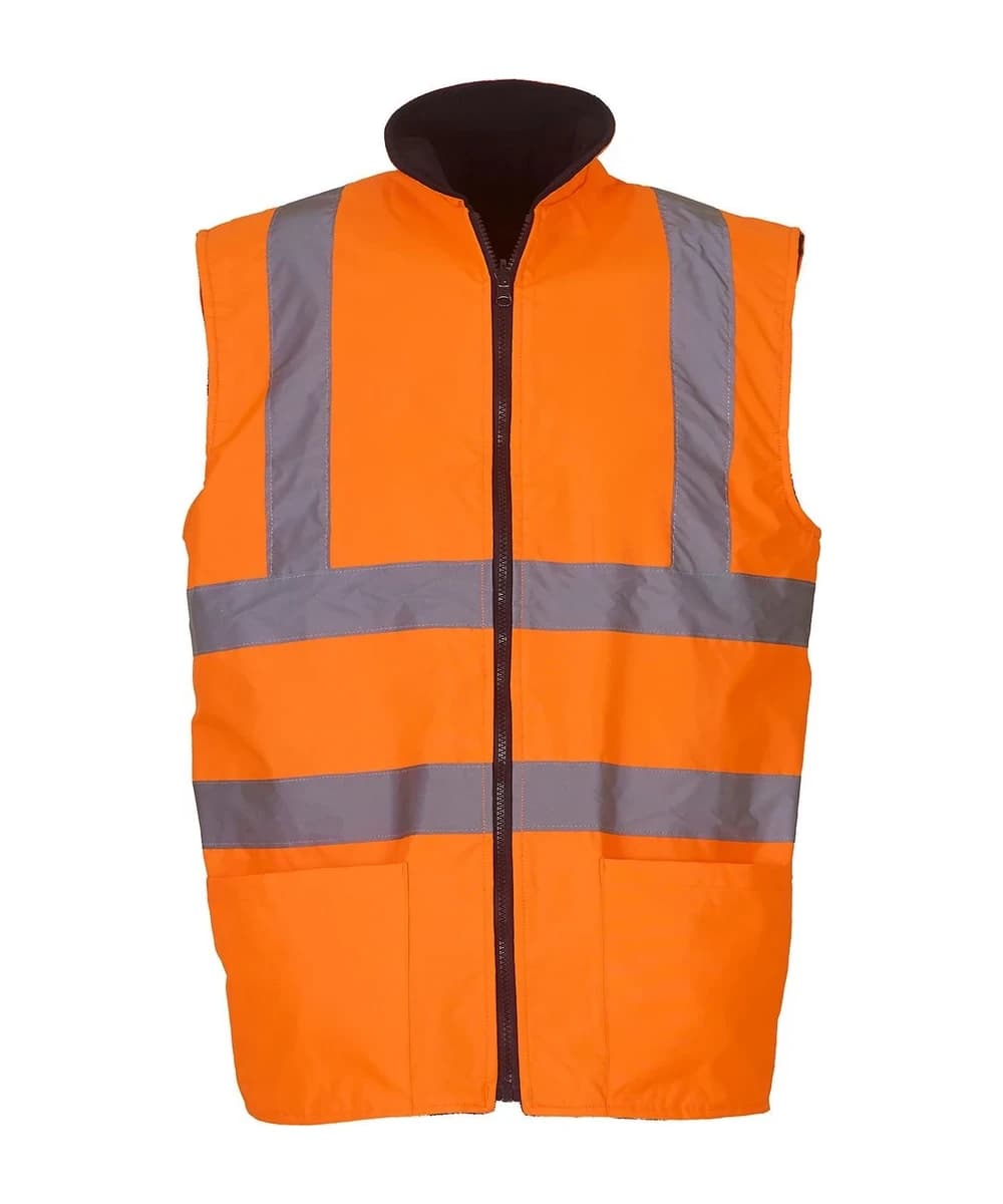 Hi-Vis Reversible Fleece Bodywarmer