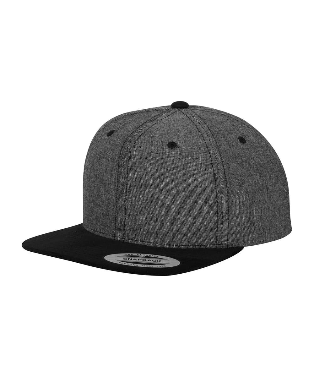 Chambray-Suede Snapback