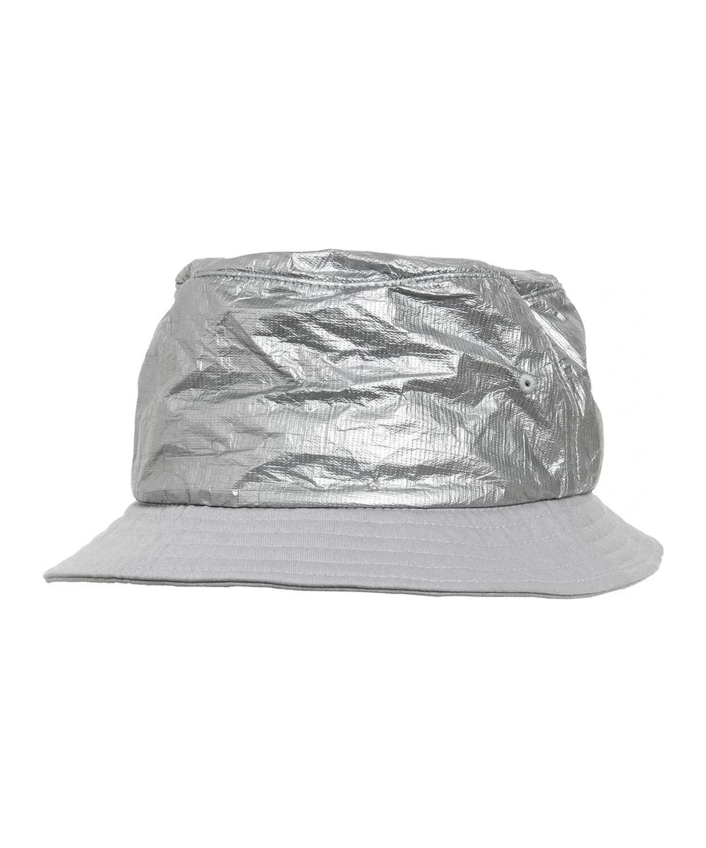 Crinkled Paper Bucket Hat