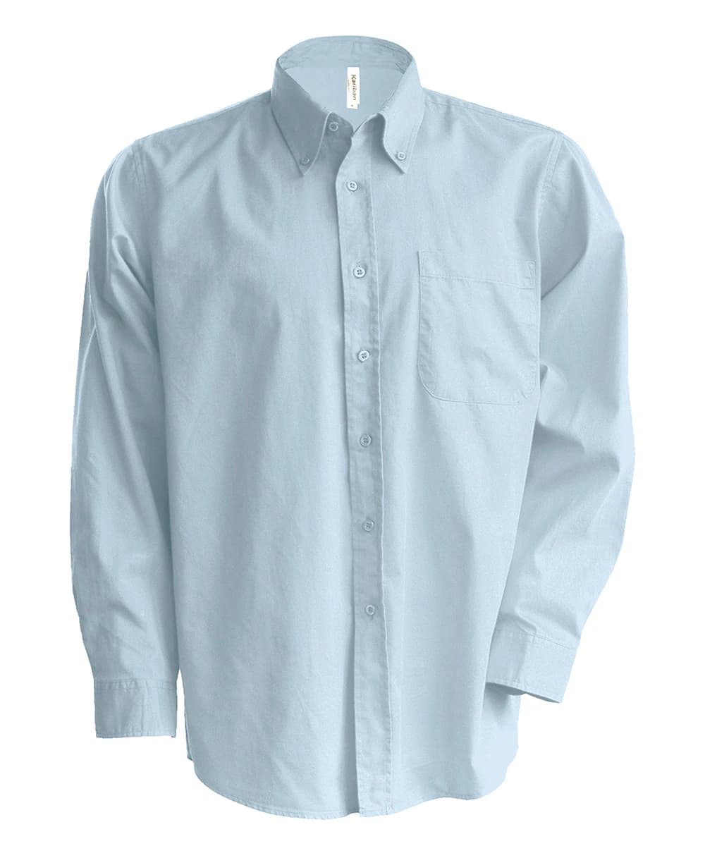 Men's Long-Sleeved Oxford Shirt