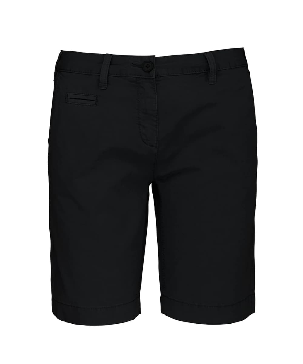 Ladies' Washed Effect Bermuda Shorts