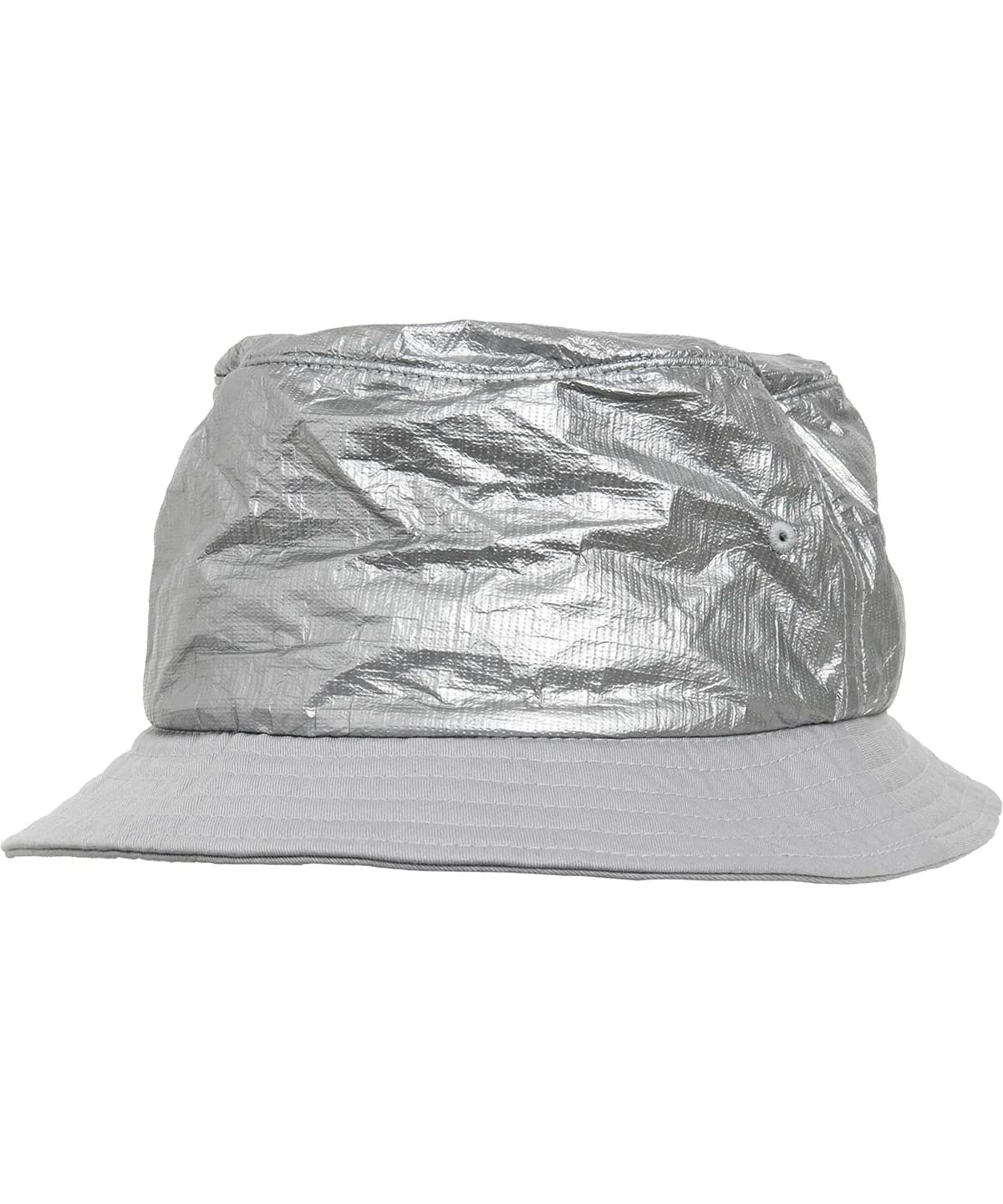 Crinkled Paper Bucket Hat