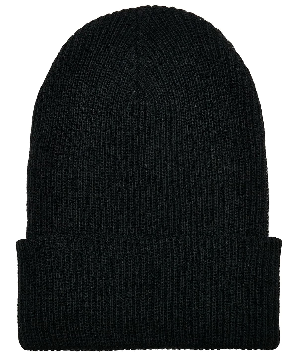 Recycled Yarn Ribbed Knit Beanie