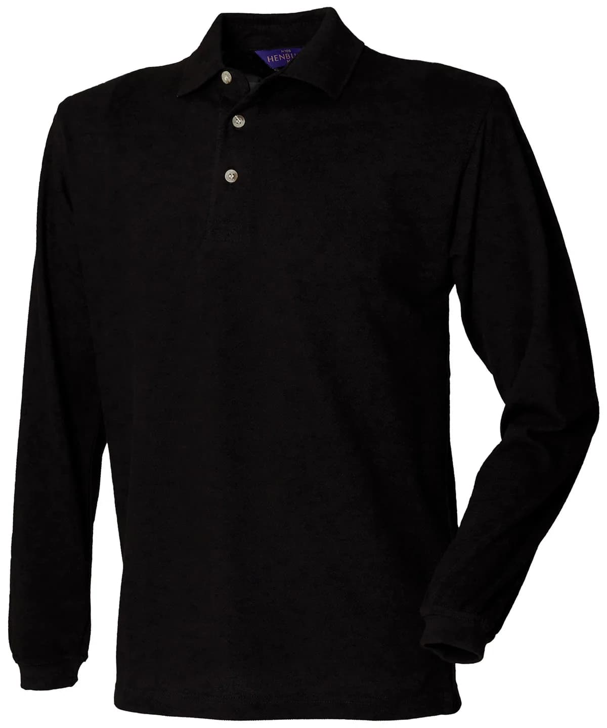 Long Sleeve Cotton Polo Shirt