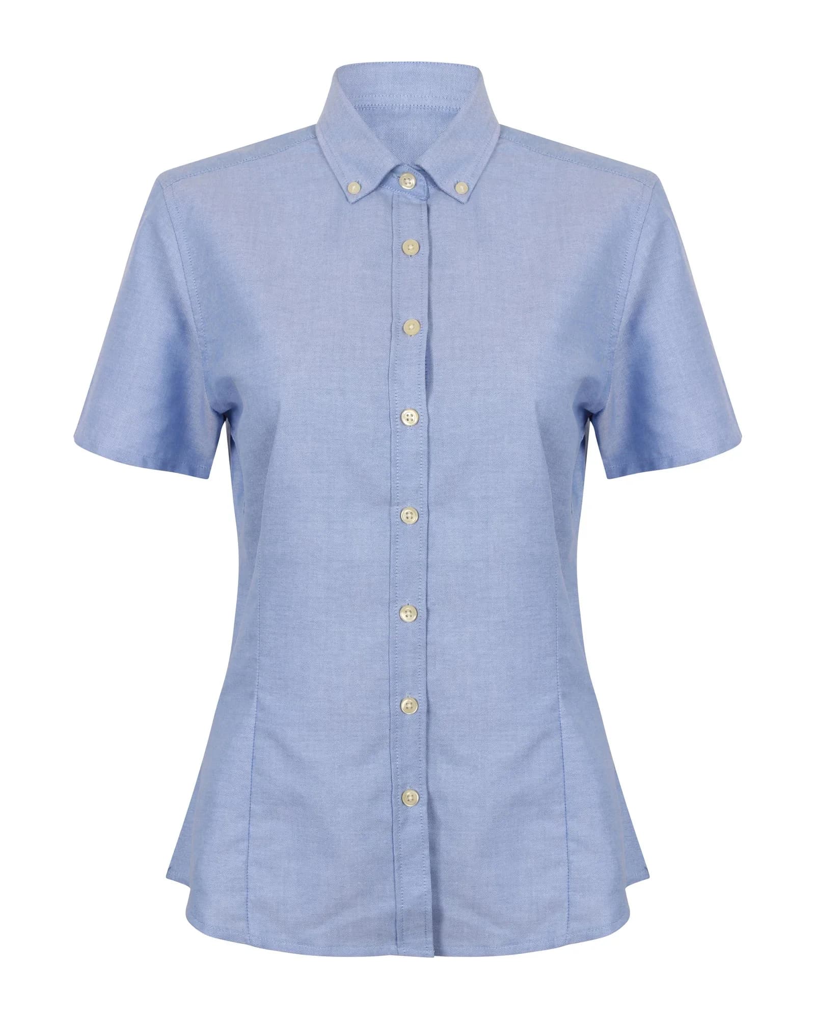Women's Modern Short Sleeve Oxford Shirt