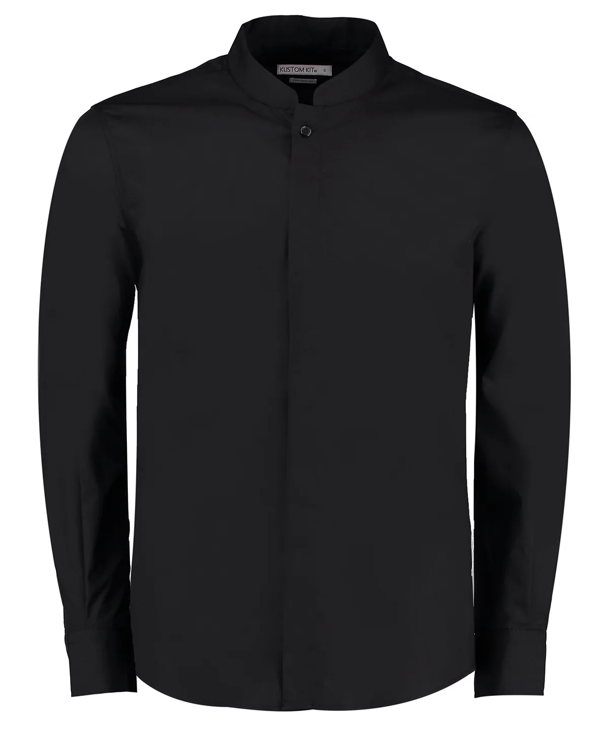 Mandarin Collar Shirt Long-Sleeved (tailored Fit)