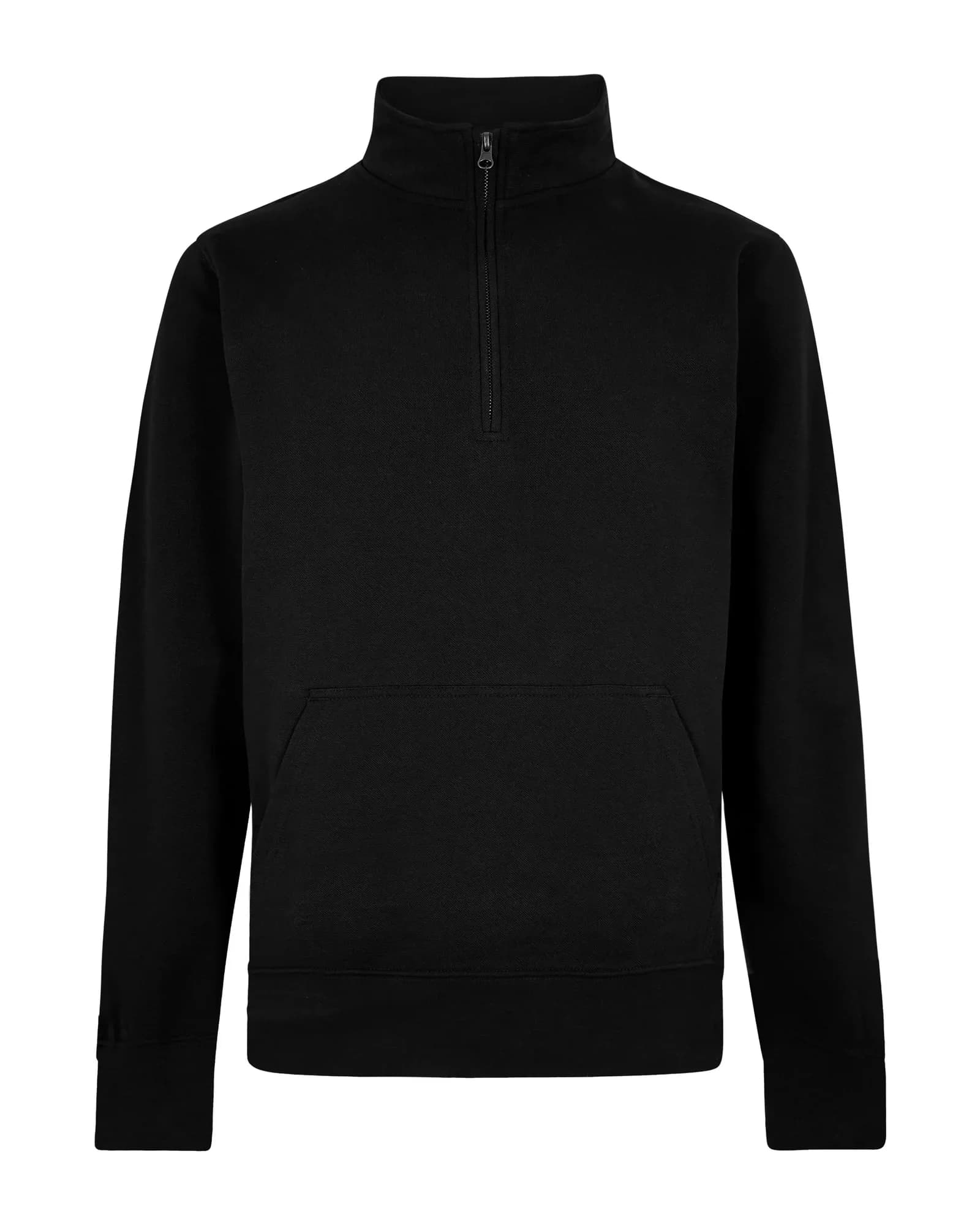 Regular Fit 1/4-Zip Piqué Sweatshirt