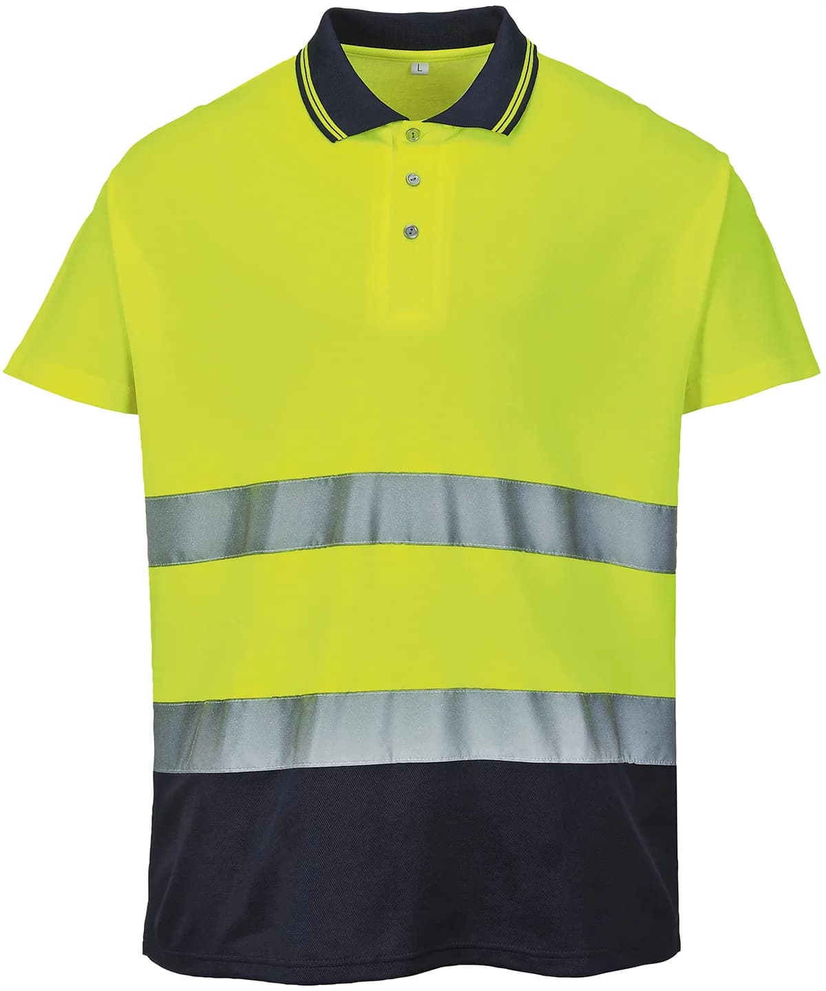 Two-Tone Cotton Comfort Polo