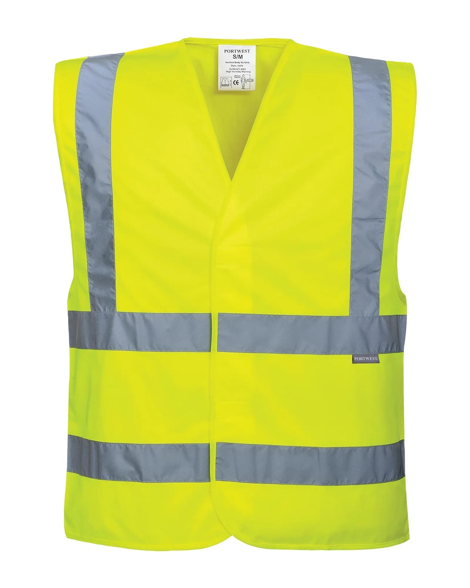 Hi-Vis Two-Band-And-Brace Vest