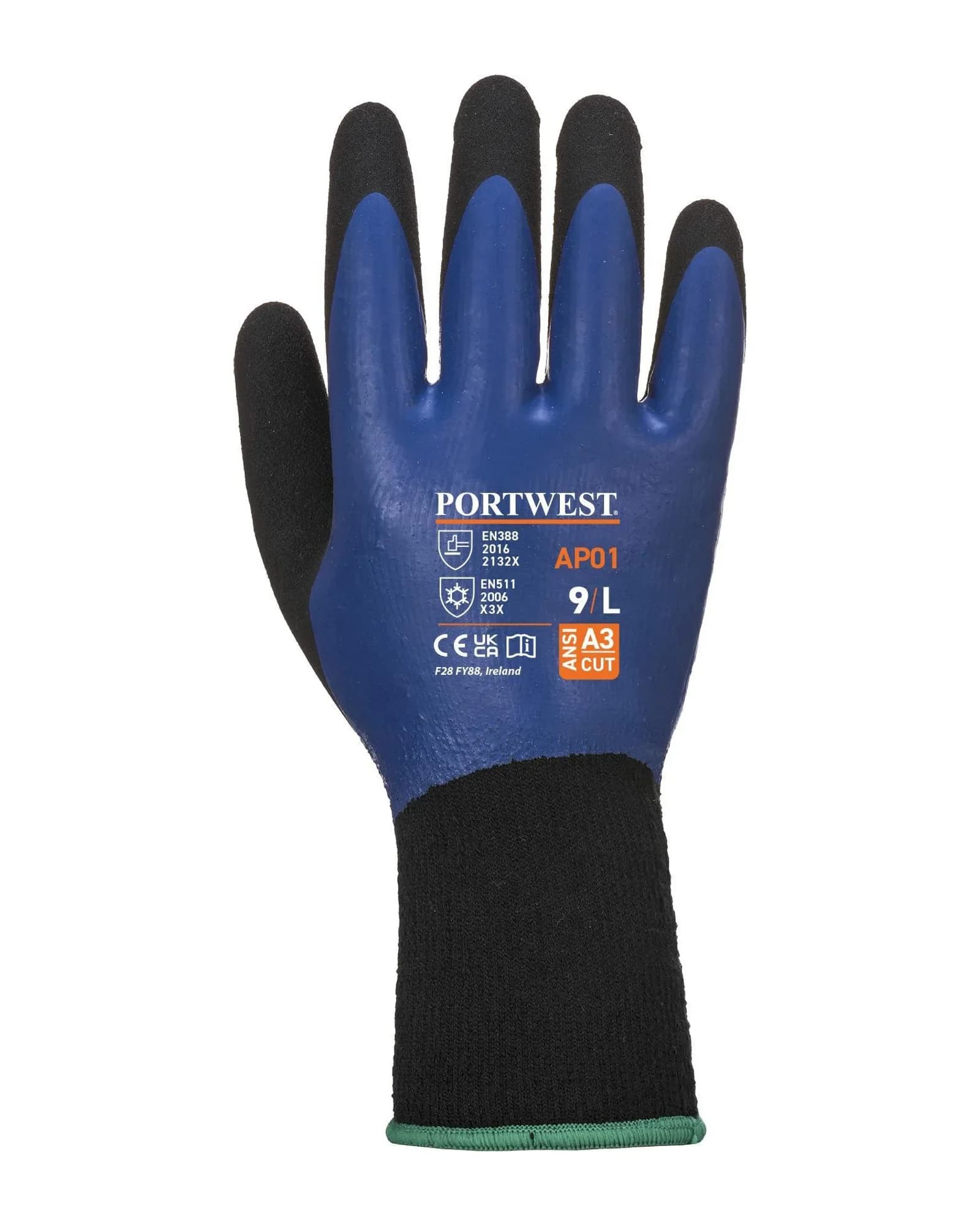Cold 13 Latex Aqua Gloves