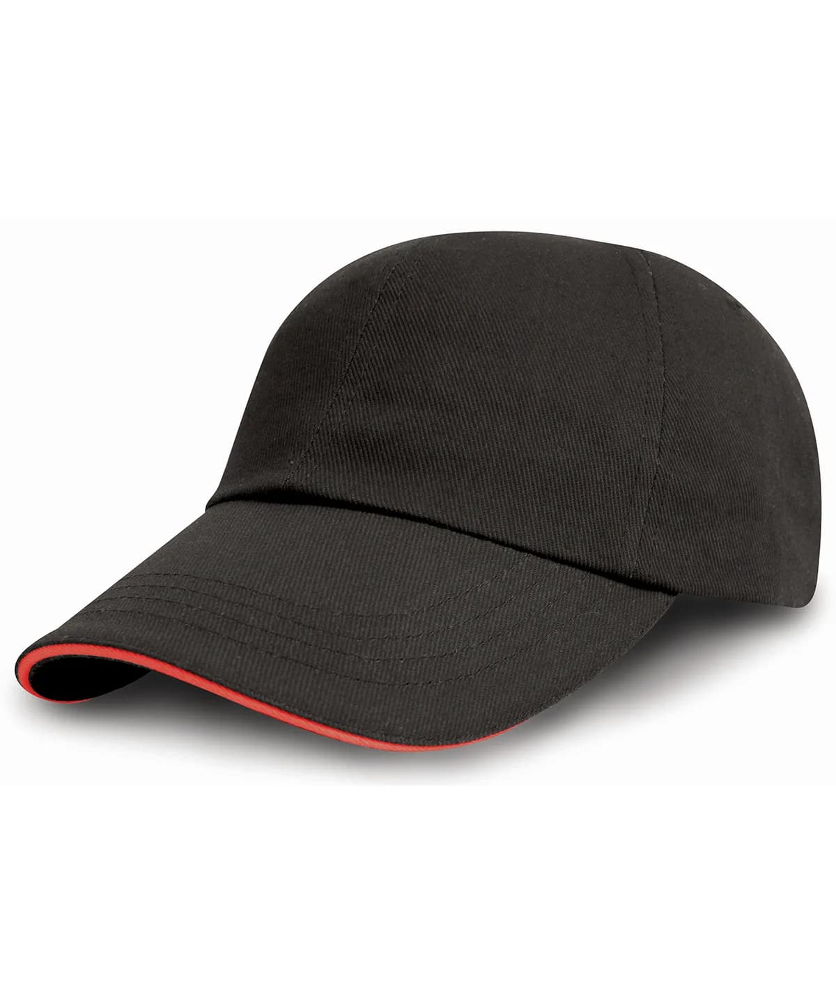 Brushed Coton Printers/Embroiderers Cap With Sandwich Peak