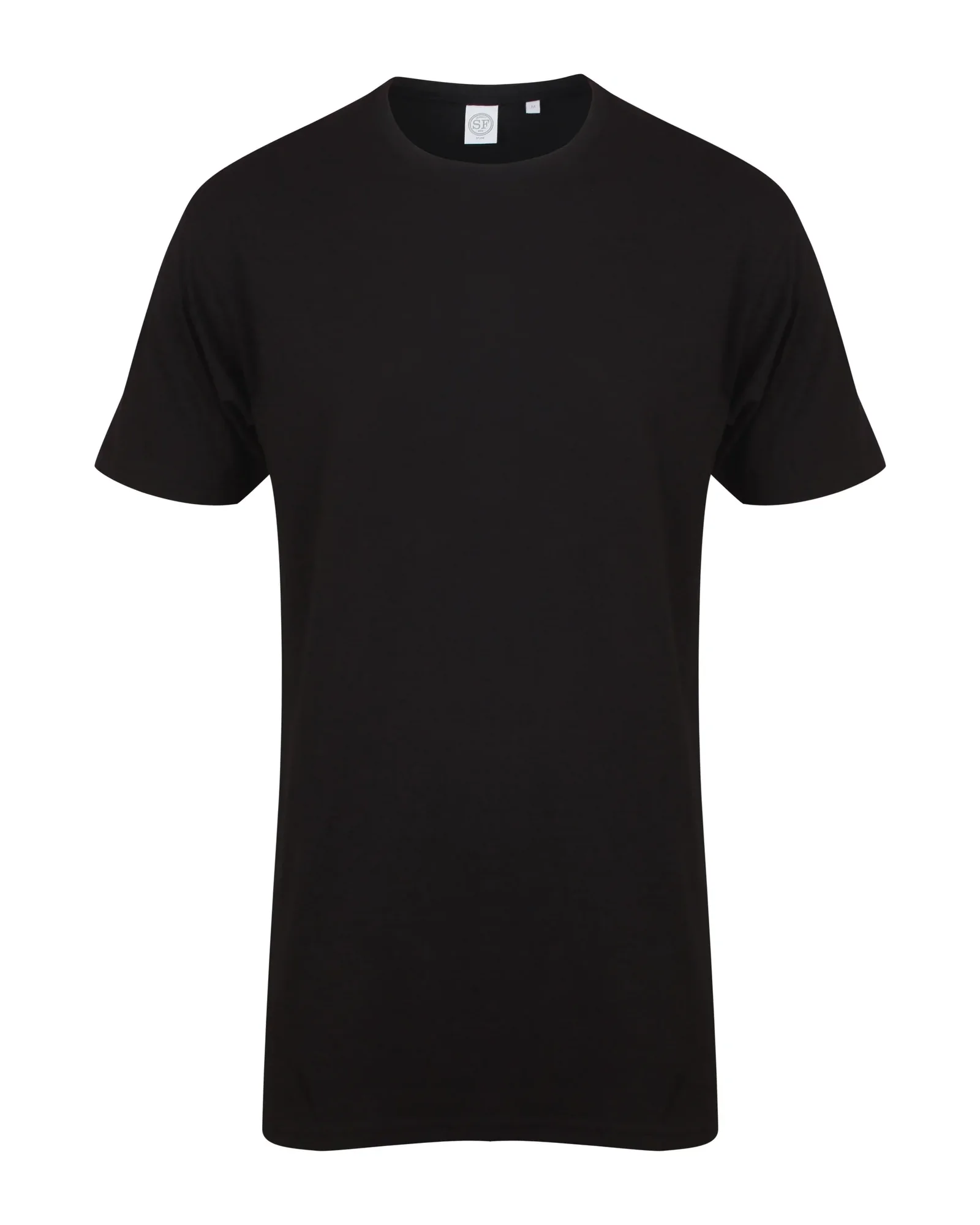 Longline T-Shirt With Dipped Hem