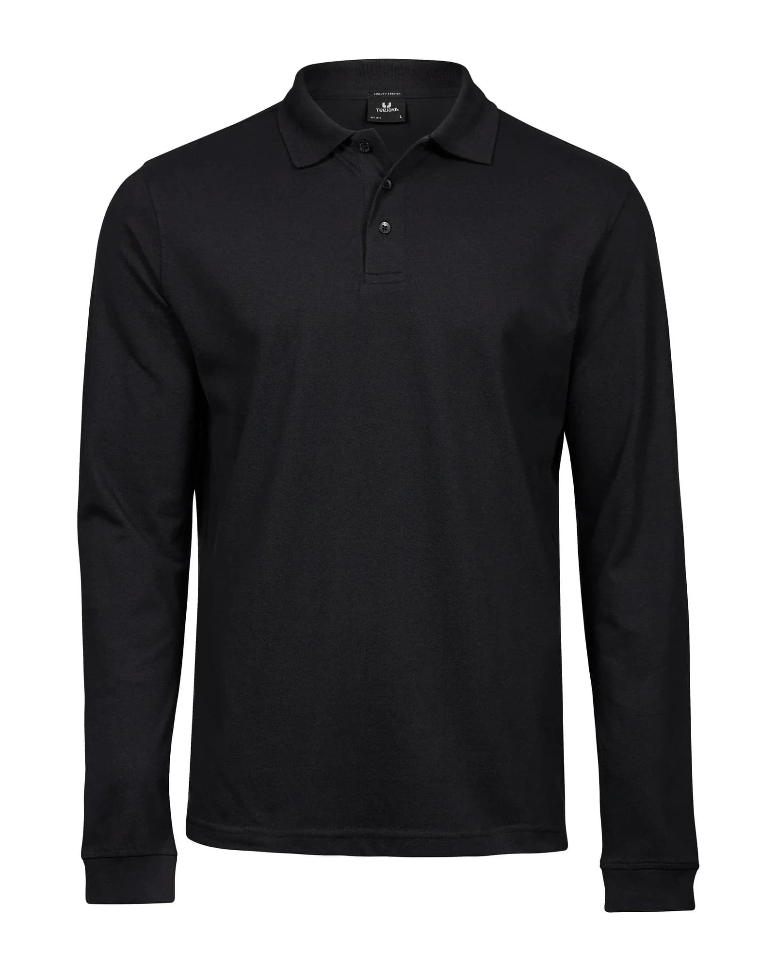 Luxury Stretch Long Sleeve Polo