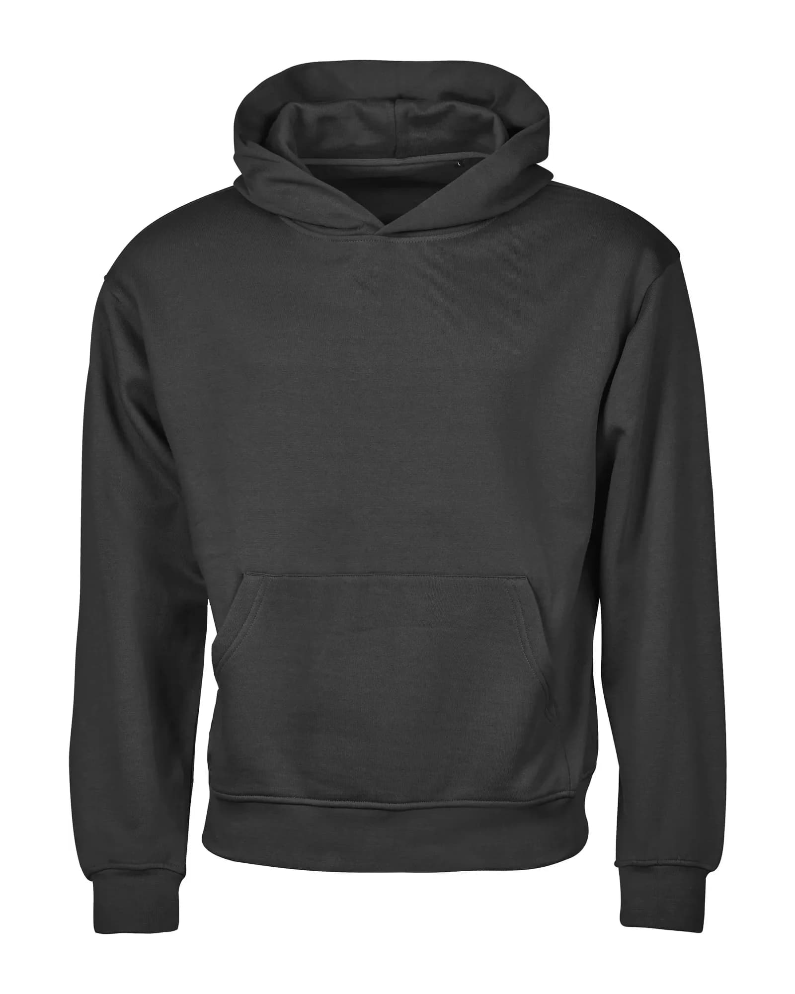 Unlabeled Heavy Loose-Fit Hooded Sweatshirt