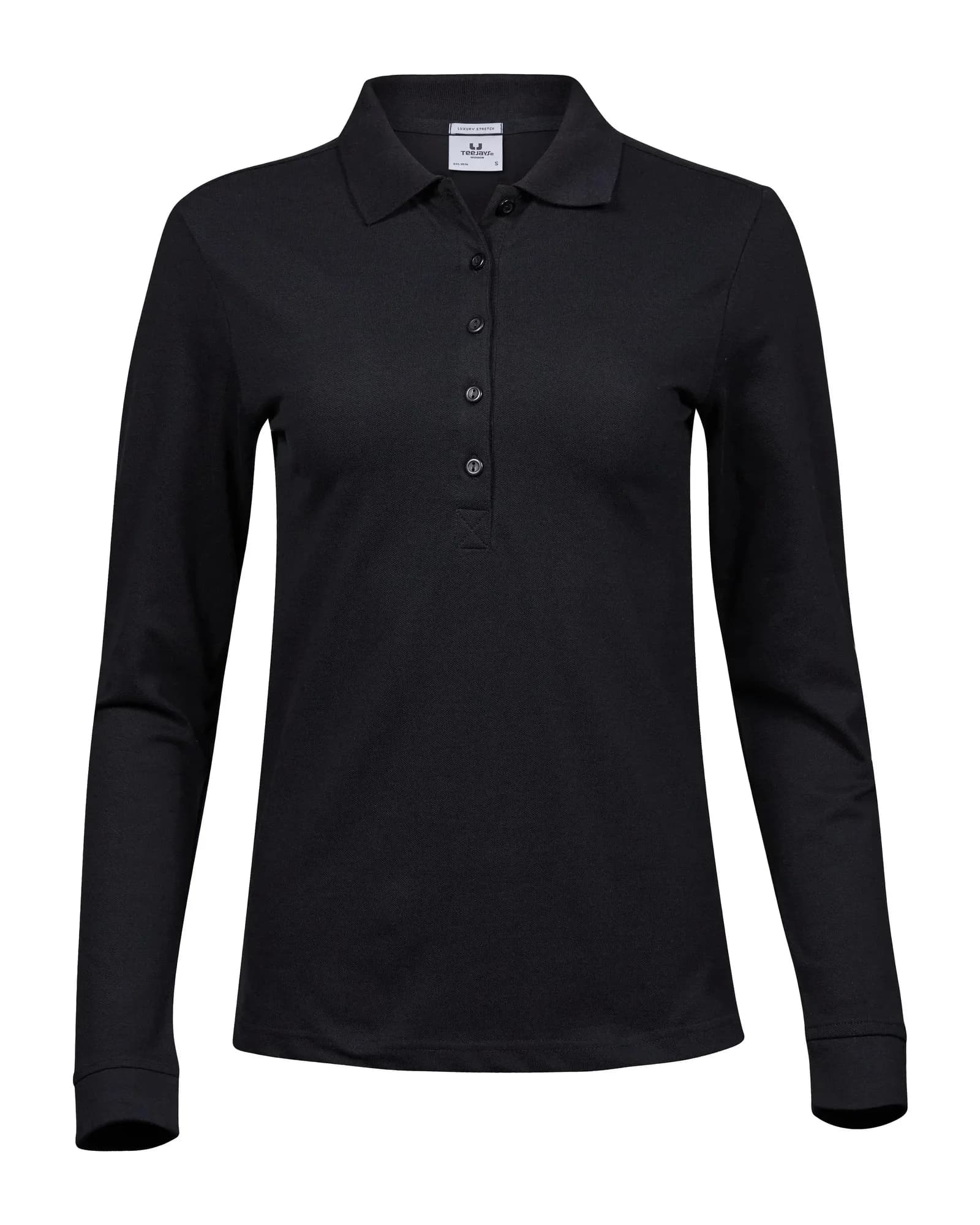 Women’s Luxury Stretch Long Sleeve Polo