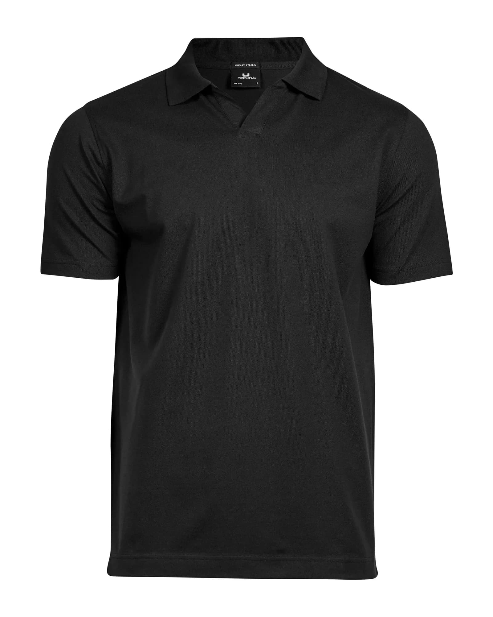 Luxury Stretch V-Neck Polo