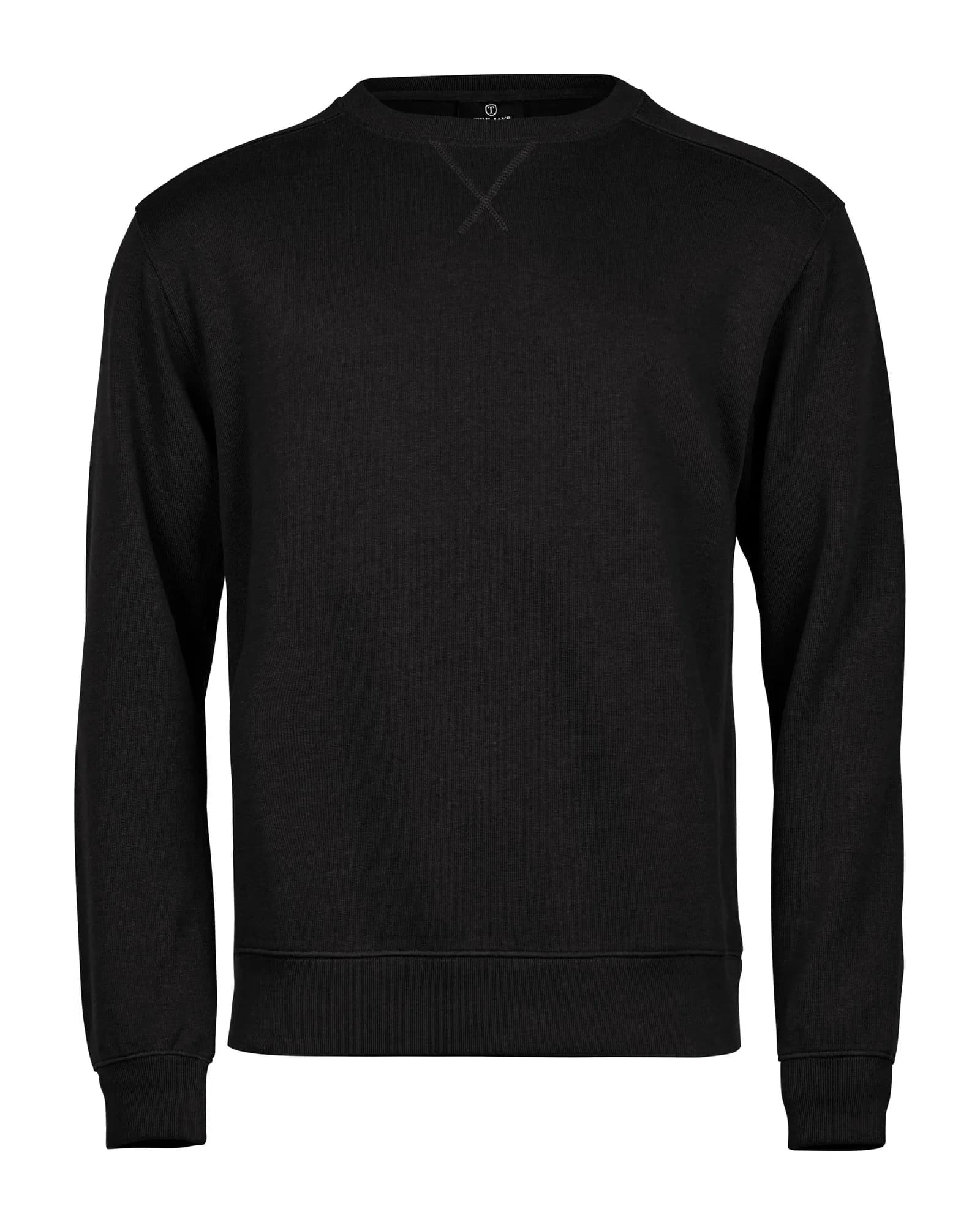 Ribbed Interlock Crew Neck