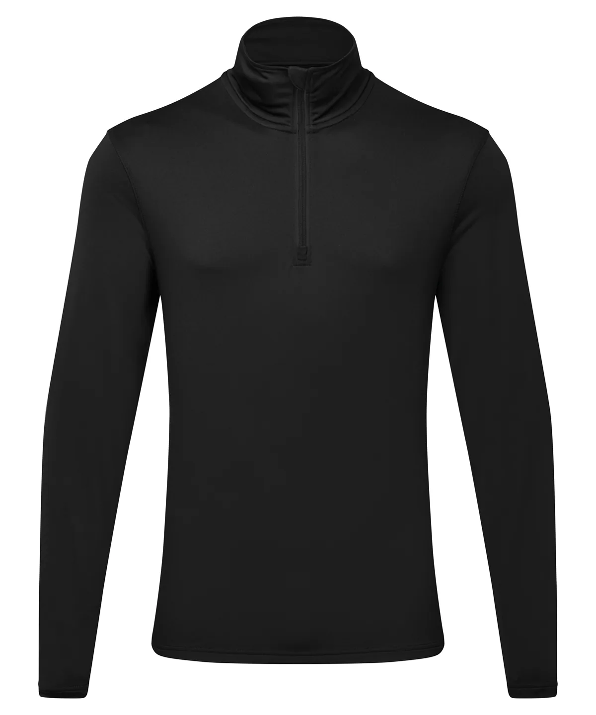 Tridri Recycled Long Sleeve Brushed Back ¼ Zip Top