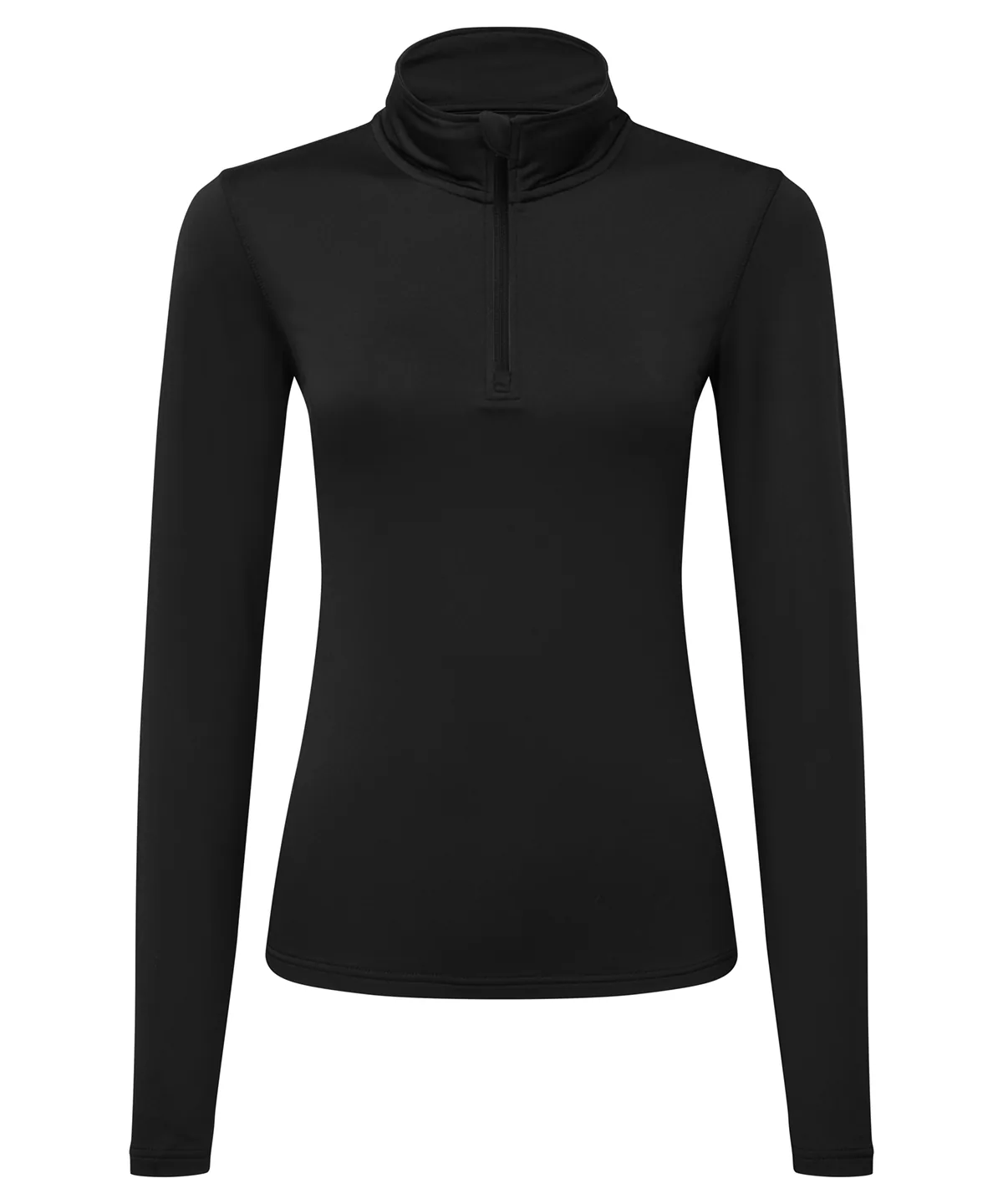 Women’s Tridri Recycled Long Sleeve Brushed Back ¼ Zip Top