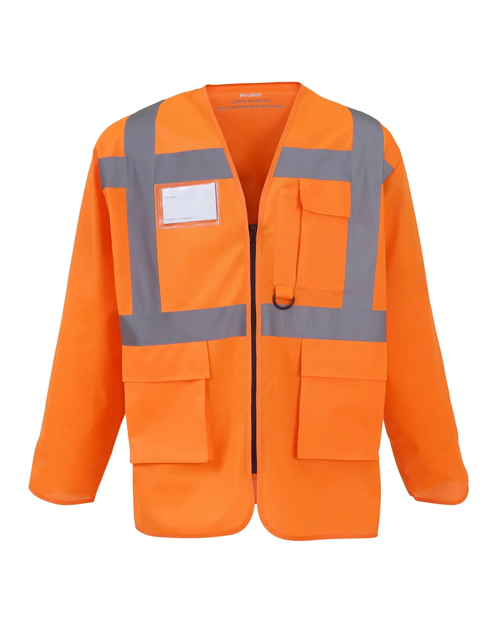 Hi-Vis Executive Long Sleeve Waistcoat