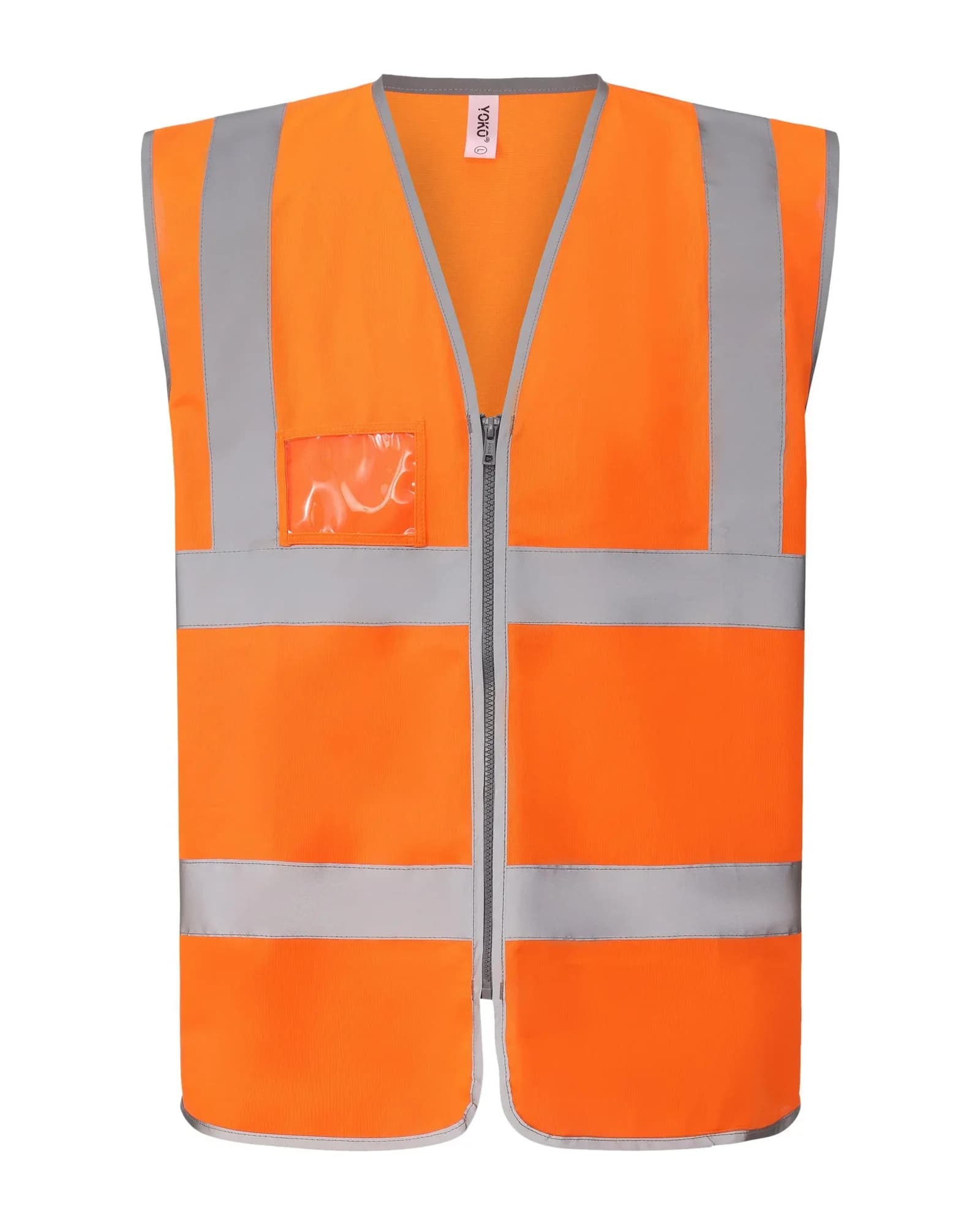 Hi-Vis Zip Id Reflective Border Waistcoat
