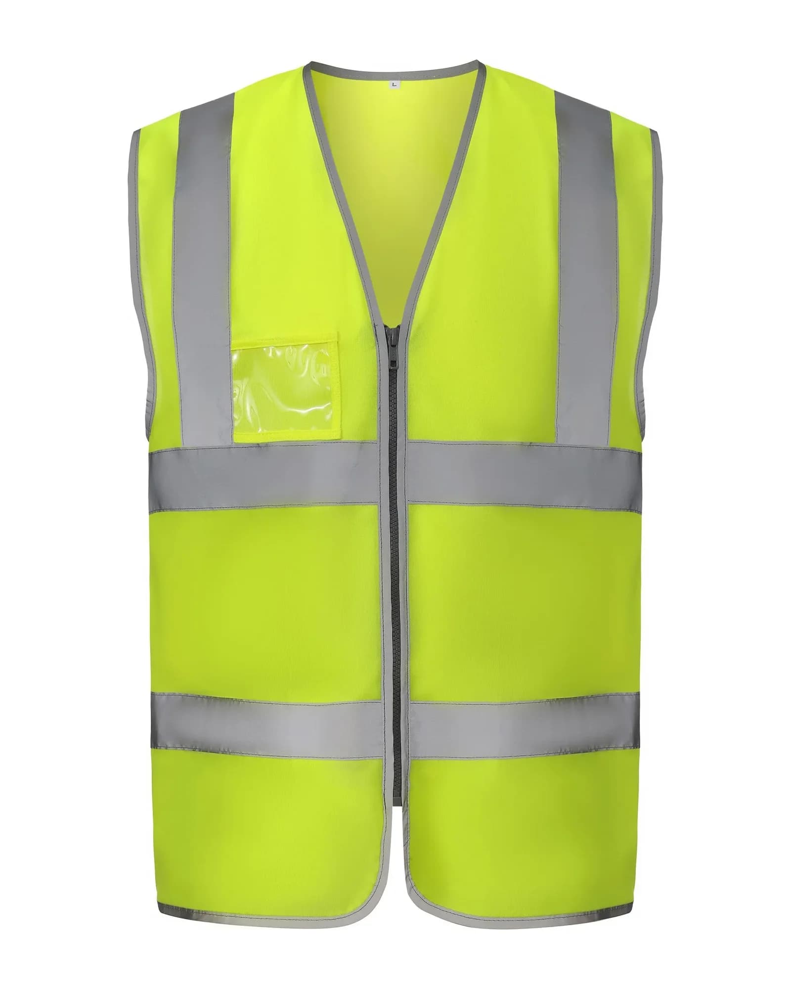 Hi-Vis Zip Id Reflective Border Waistcoat