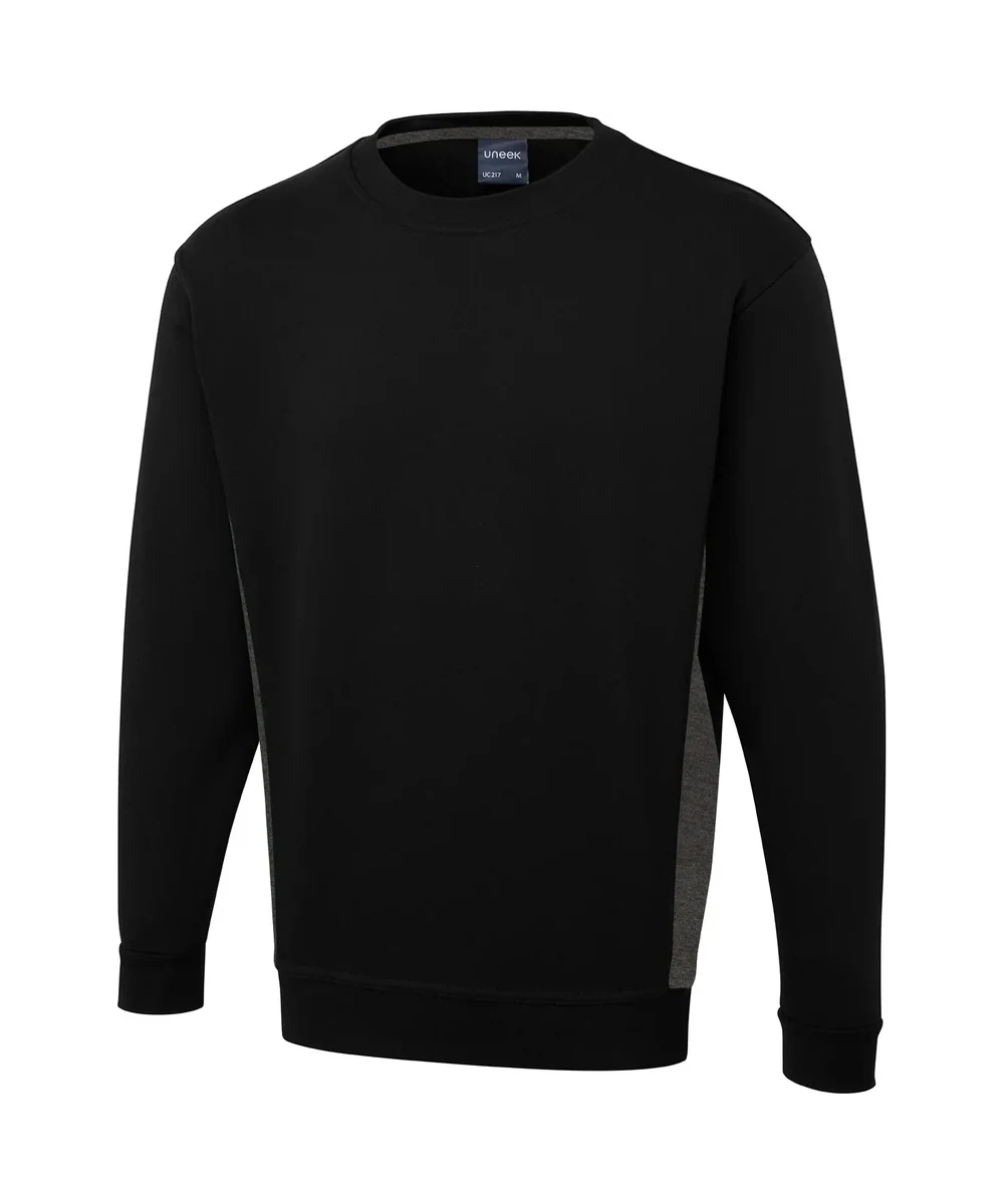 Two Tone Crew Neck Sweatshirt