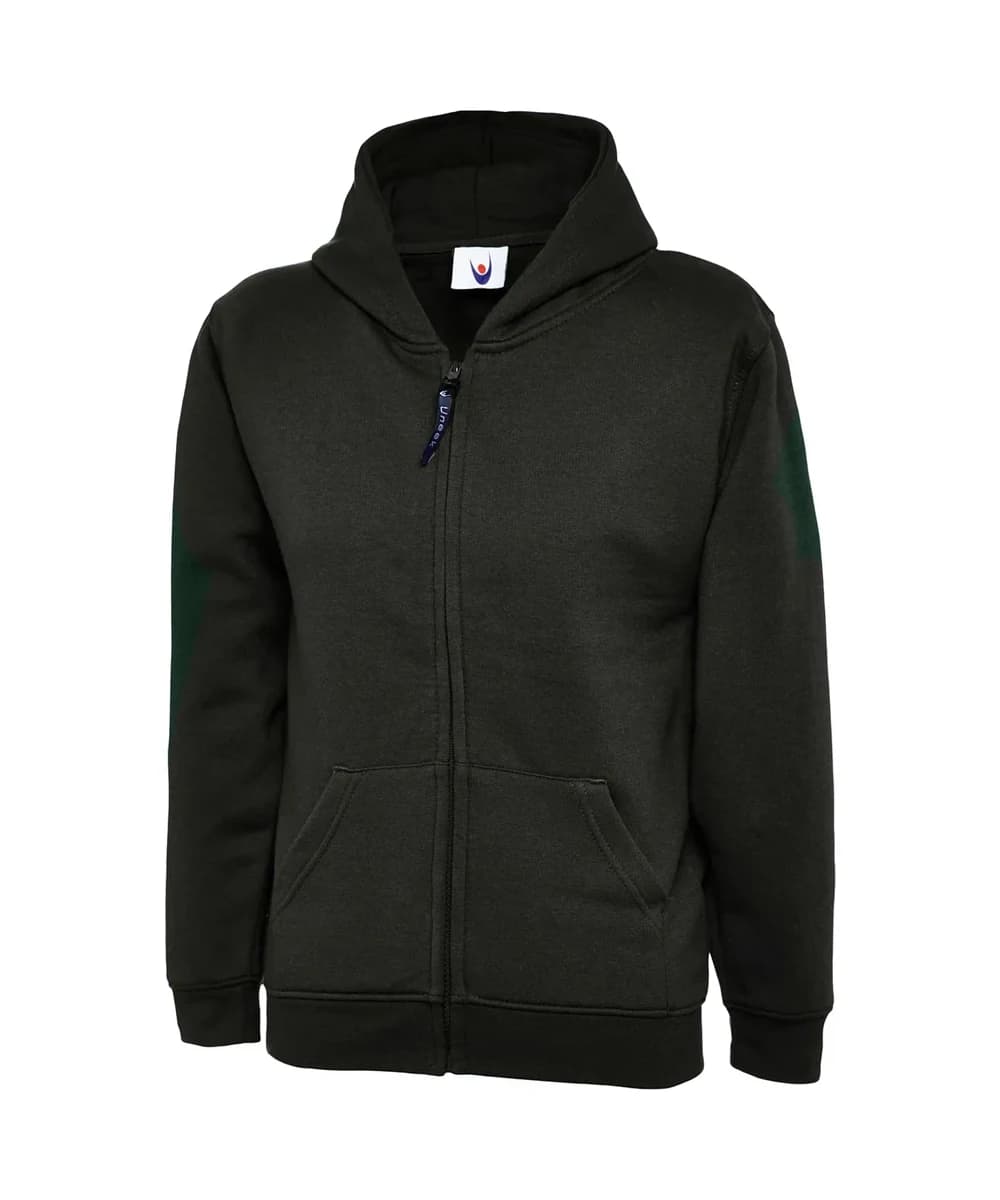 Childrens Classic Full Zip Hooded Sweatshirt